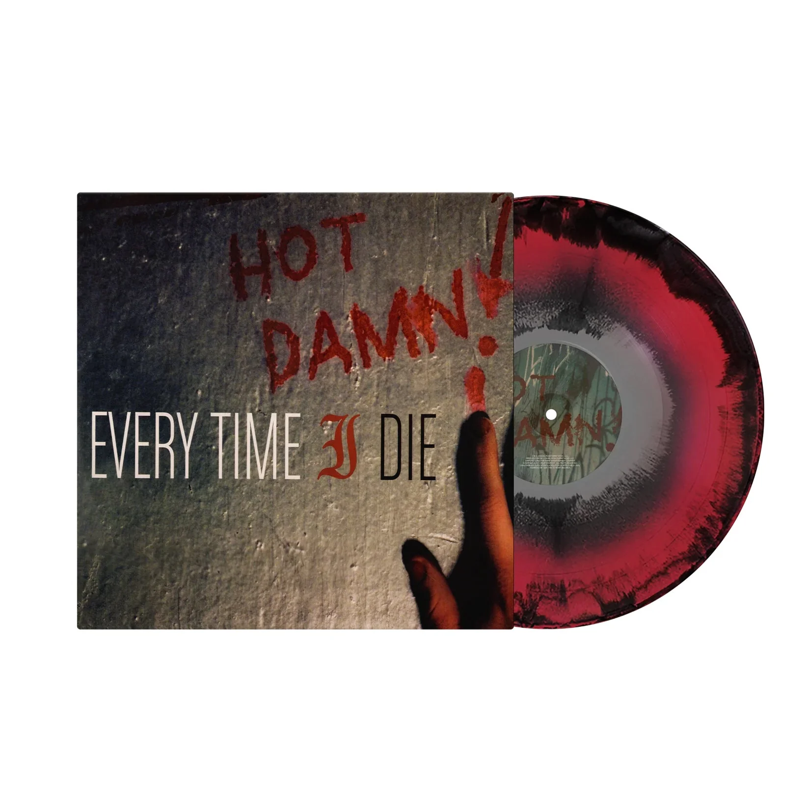 EVERY TIME I DIE 'HOT DAMN!' LP - APPLE RED/BLACK/SILVER - Image 2