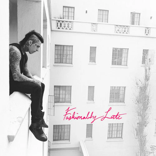 FALLING IN REVERSE 'FASHIONABLY LATE' 10TH ANNIVERSARY LP - CLEAR PINK SPLATTER