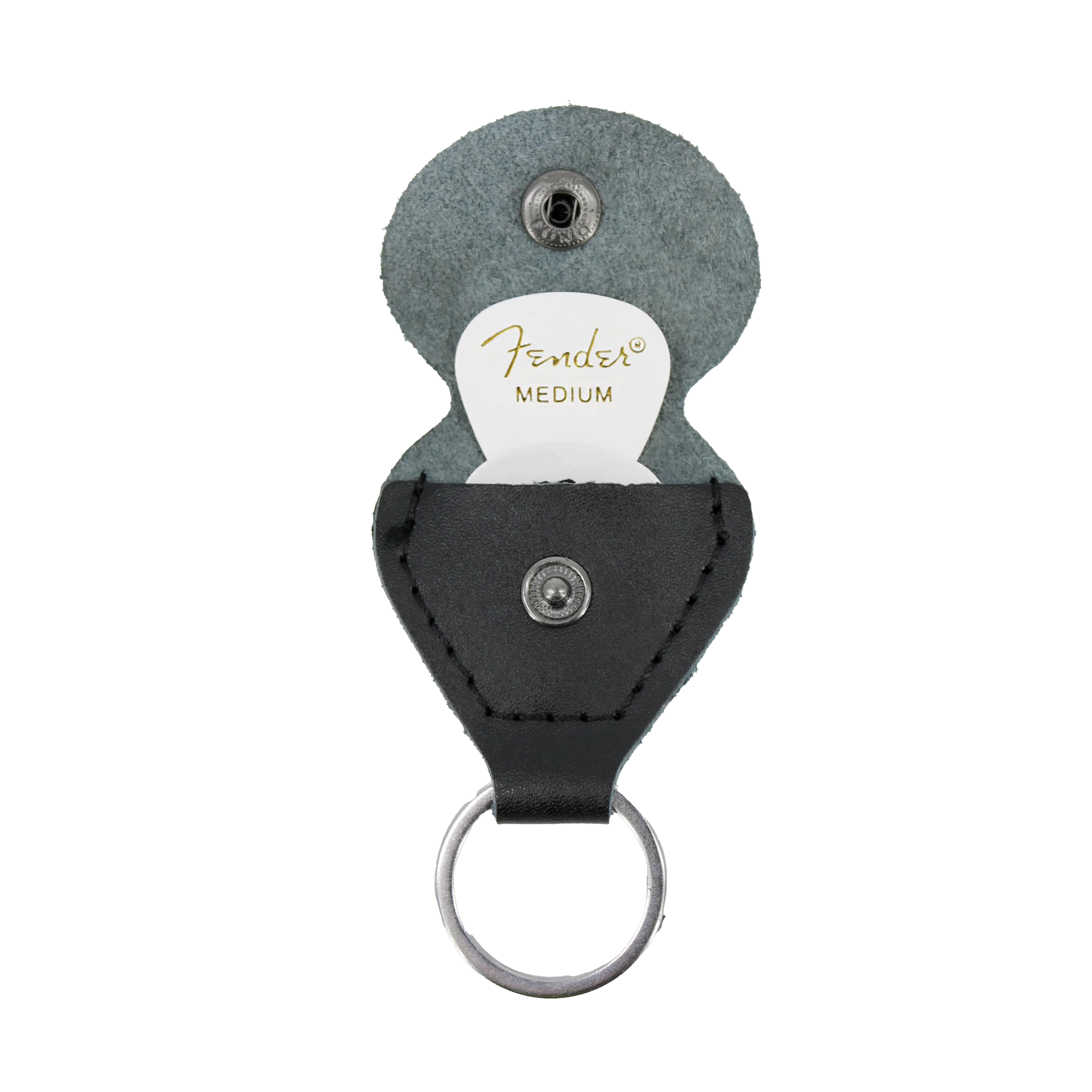 FENDER LEATHER GUITAR PICK HOLDER KEYCHAIN - Image 2