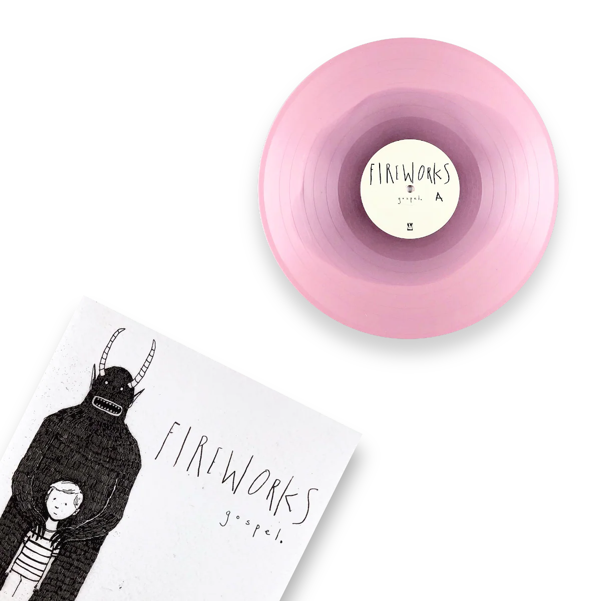 FIREWORKS ‘GOSPEL’ LP - LTD. 300 - PINK/RED BLOB - Image 4