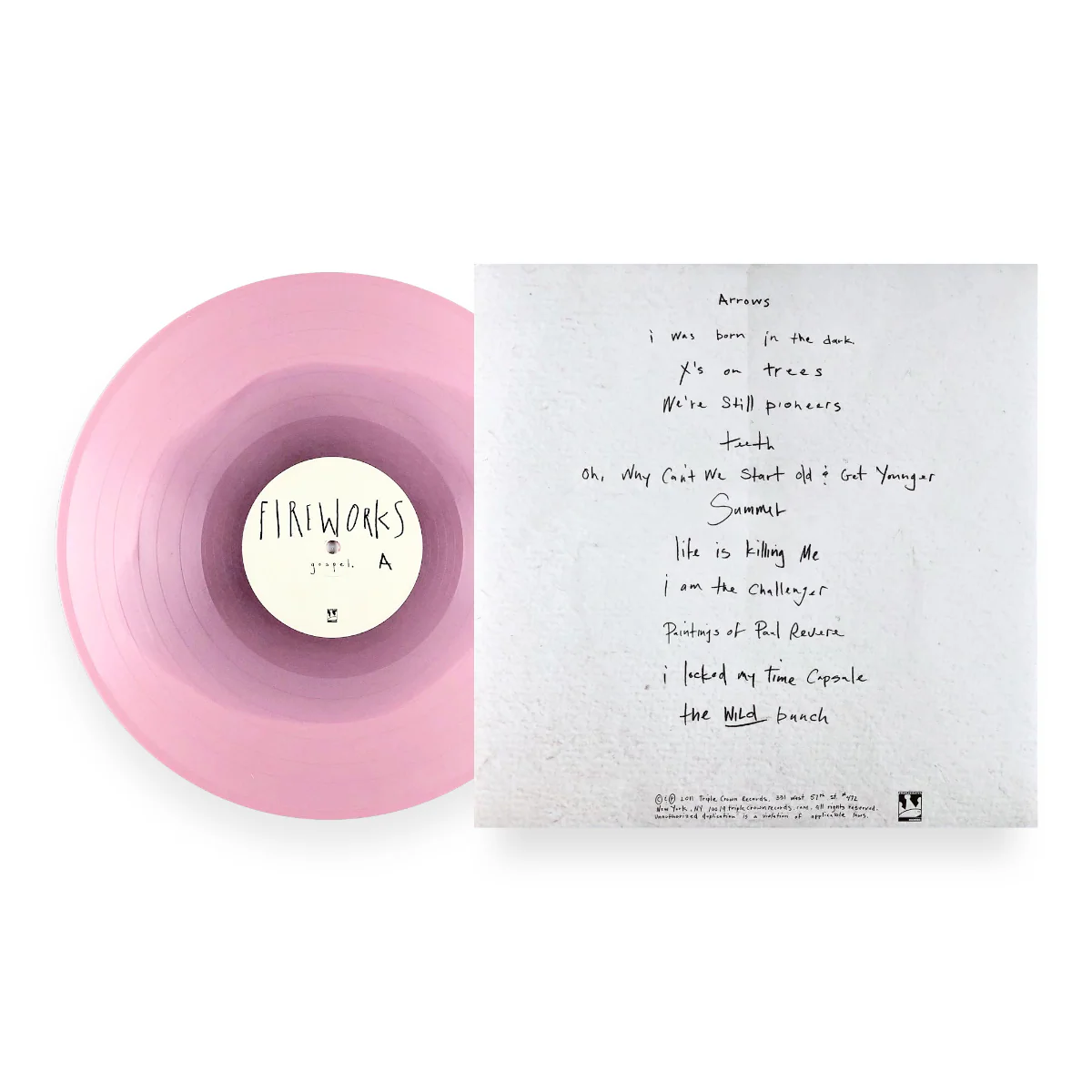 FIREWORKS ‘GOSPEL’ LP - LTD. 300 - PINK/RED BLOB - Image 5