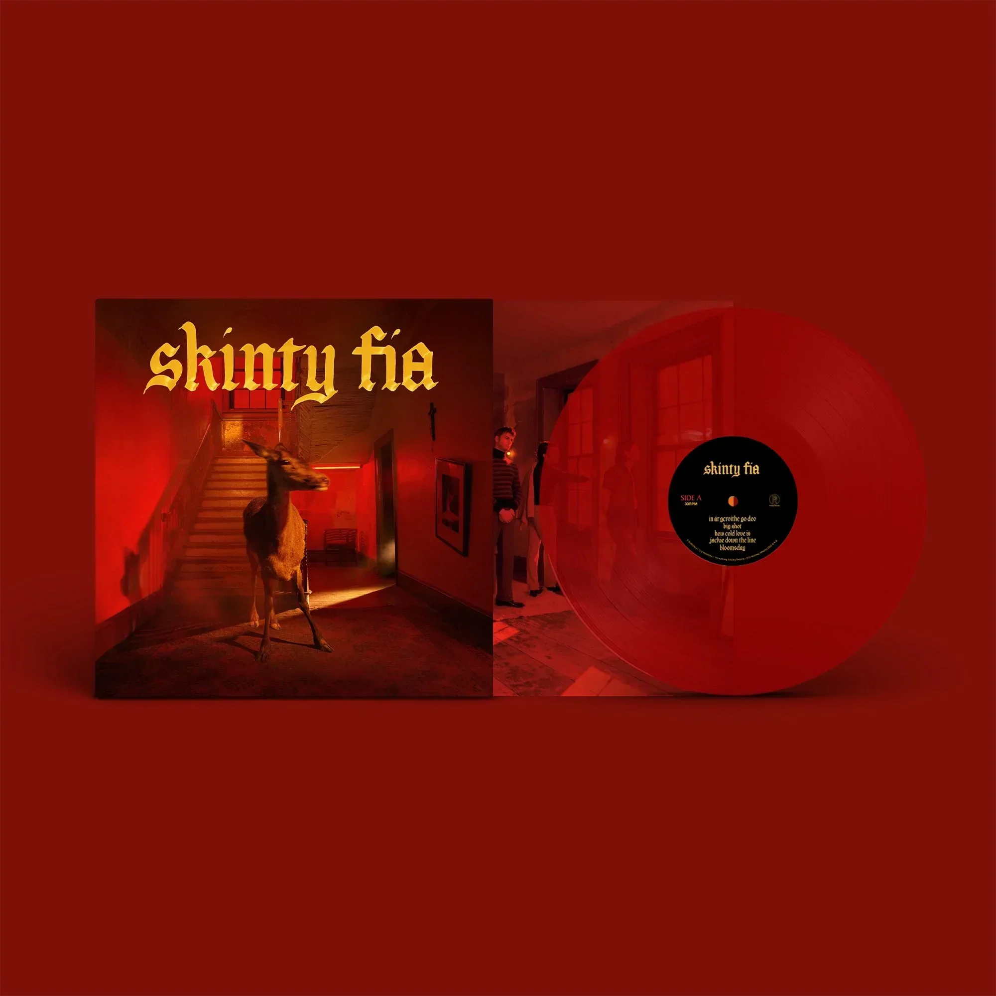 FONTAINES DC 'SKINTY FIA' LP - LTD. 750 - TRANSPARENT RED