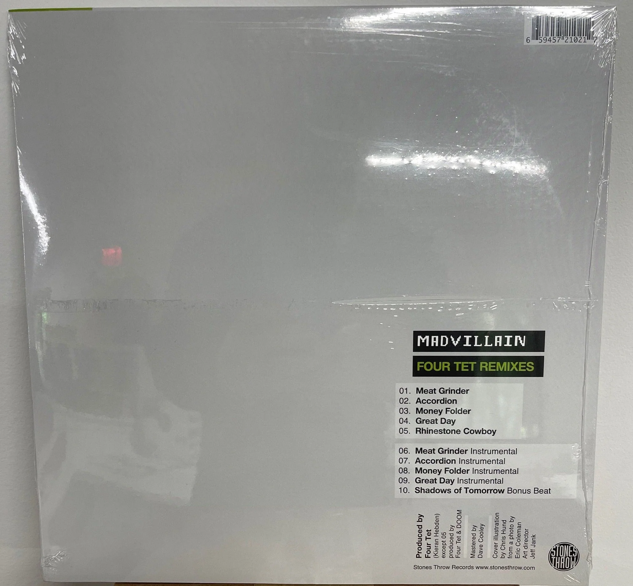 MADVILLAIN 'FOUR TET REMIXES' LP - Image 2