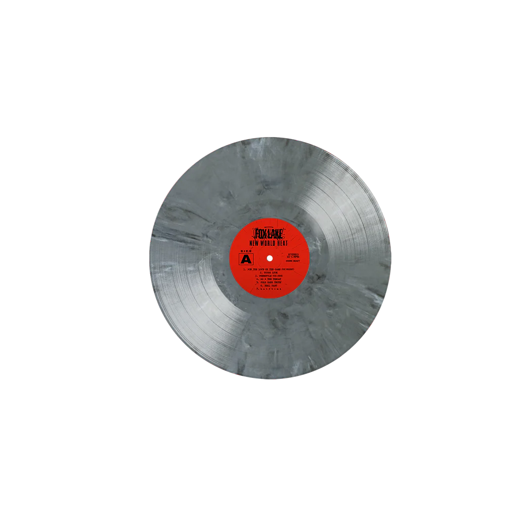 FOX LAKE 'NEW WORLD HEAT' LP (Graphite Eco Mix Vinyl) - Image 2