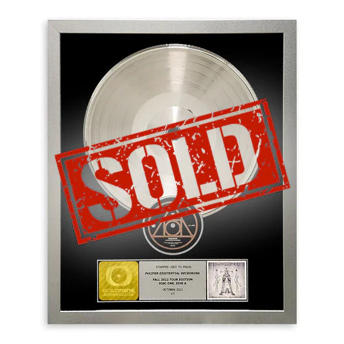 FRAMED RECORD STAMPER PUSCIFER EXISTENTIAL RECKONING TOUR EDITION DISC ONE SIDE A
