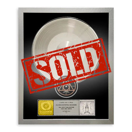 FRAMED RECORD STAMPER PUSCIFER EXISTENTIAL RECKONING TOUR EDITION DISC ONE SIDE B