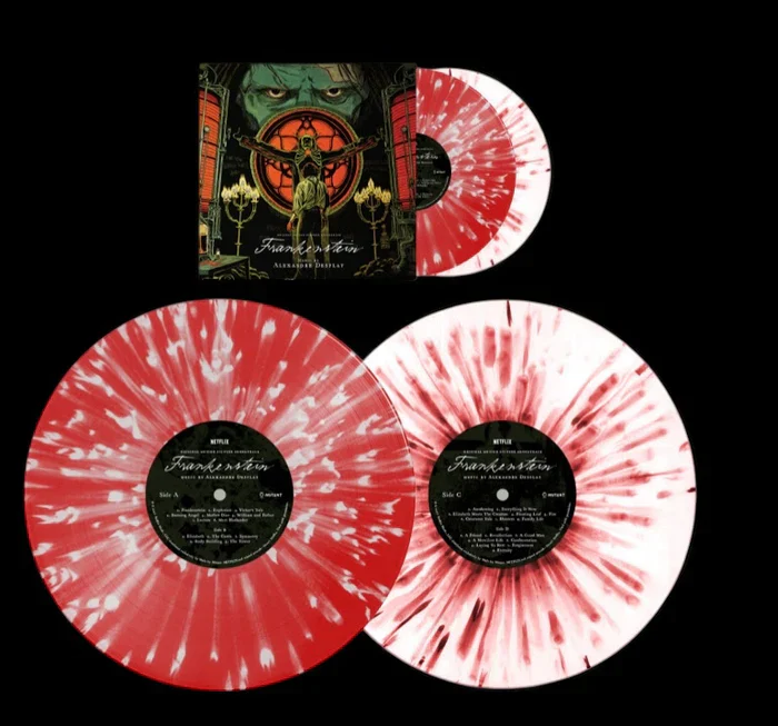 FRANKENSTEIN SOUNDTRACK 2LP (Limited, White & Red Splatter Vinyl) - Image 2