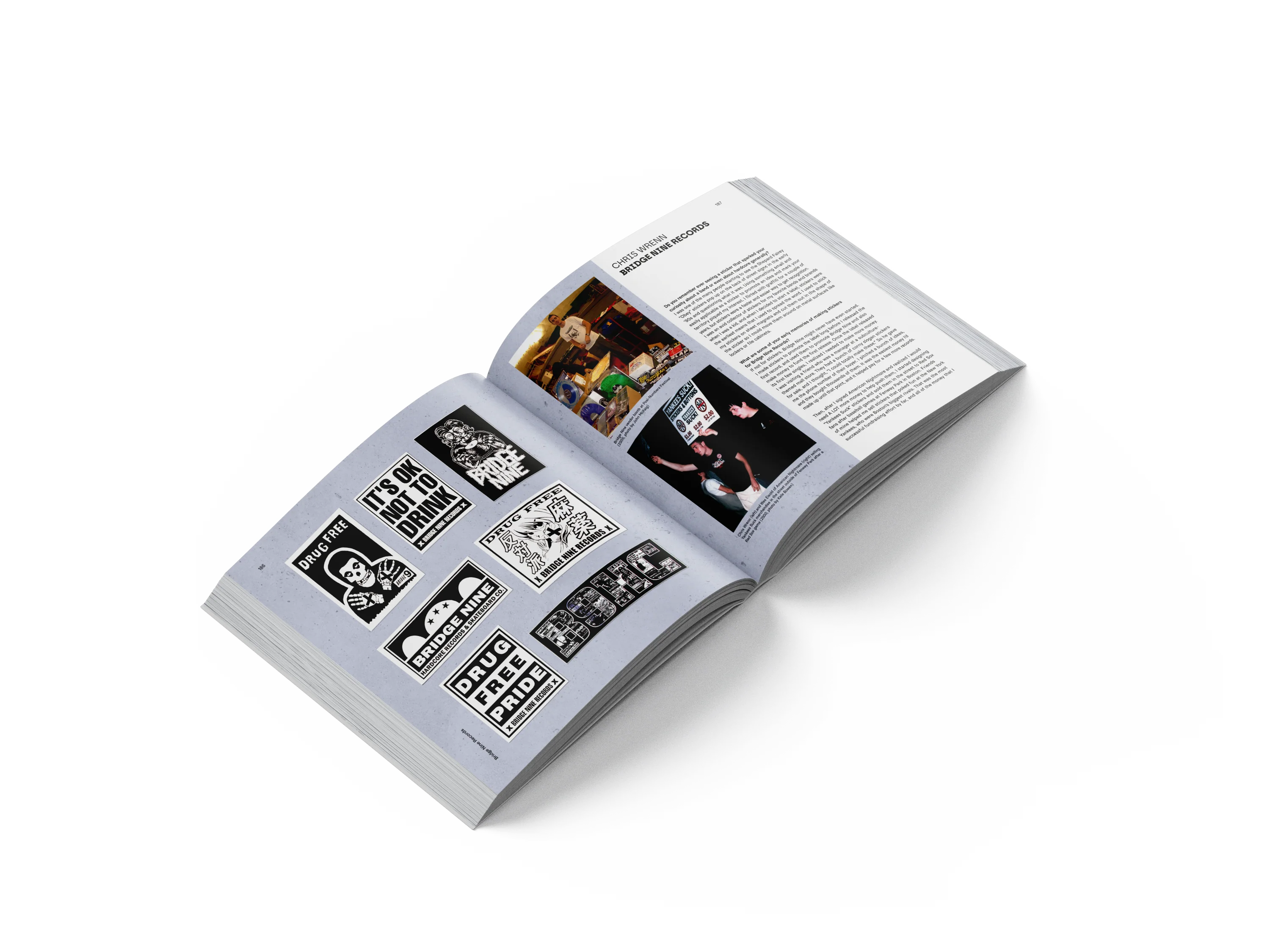 FREE STICKERS WITH EVERY ORDER: A HISTORY OF HARDCORE STICKERS BOOK - Image 5
