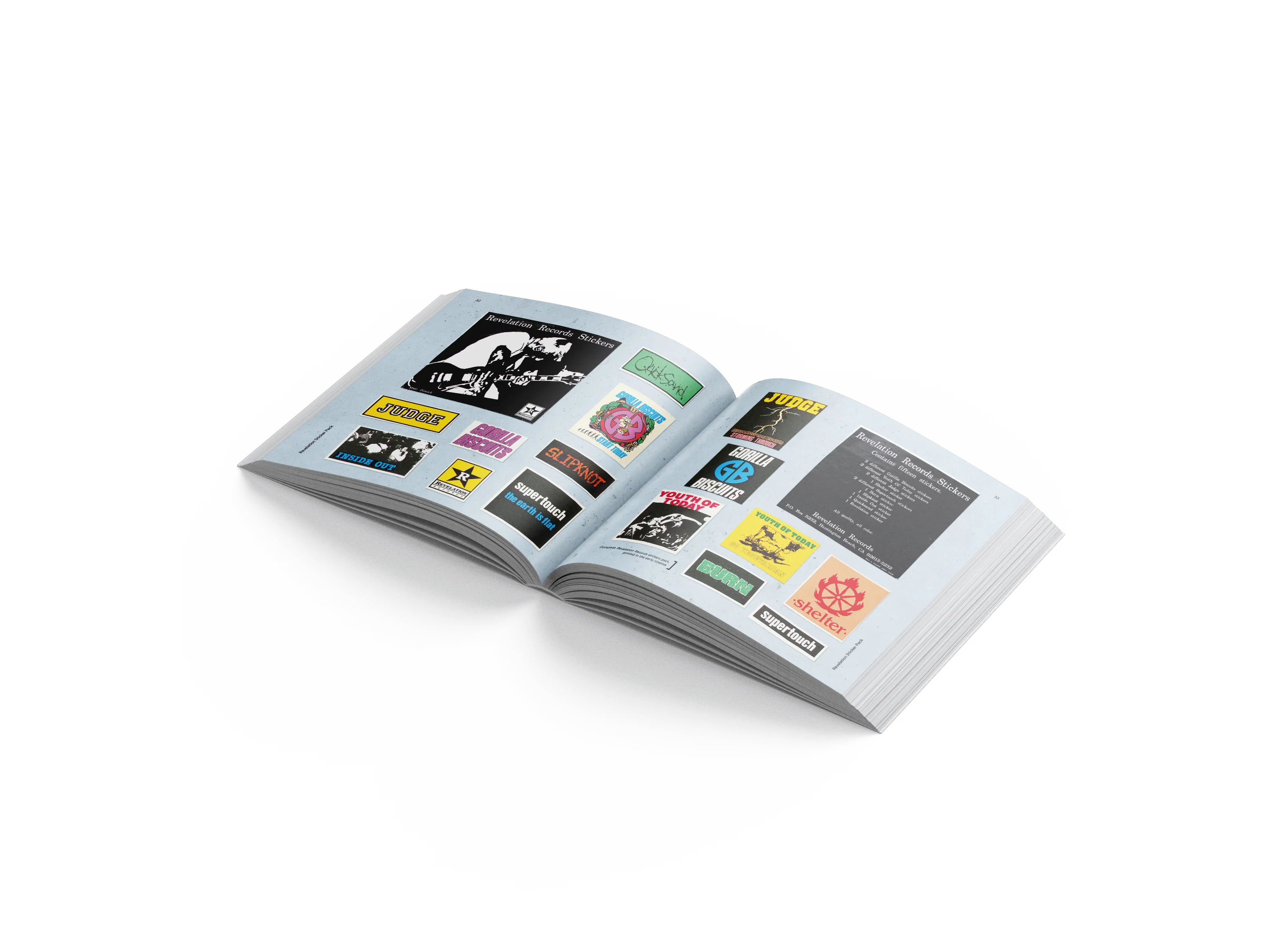 FREE STICKERS WITH EVERY ORDER: A HISTORY OF HARDCORE STICKERS BOOK - Image 8