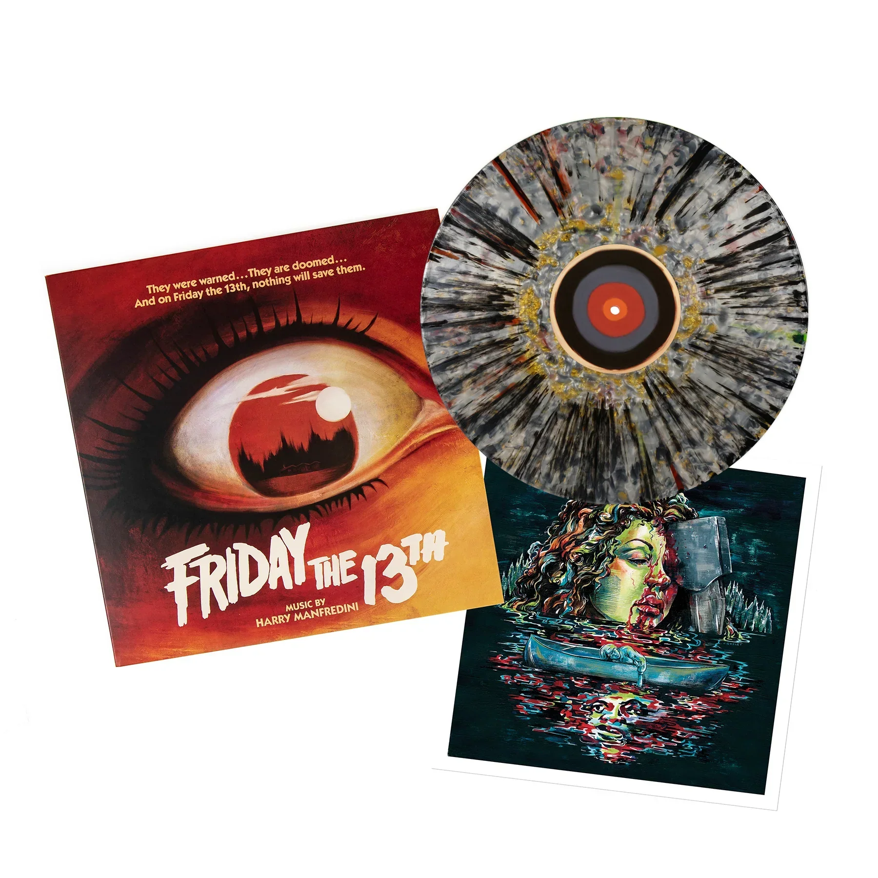 'FRIDAY THE 13TH' MUSIC FROM THE MOTION PICTURE LP - COLOR - Image 2