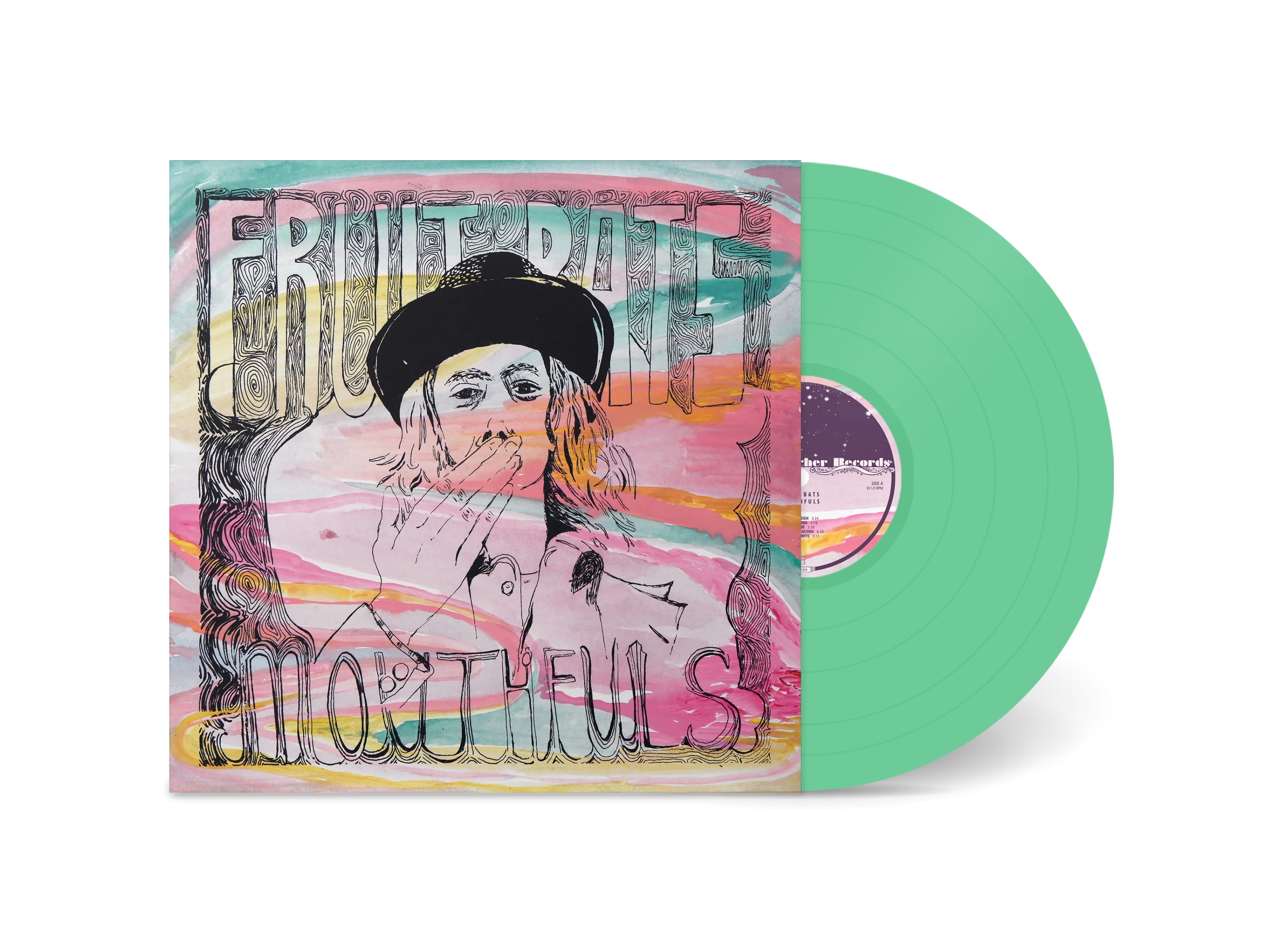 FRUIT BATS 'MOUTHFULS' LP - MINT GREEN