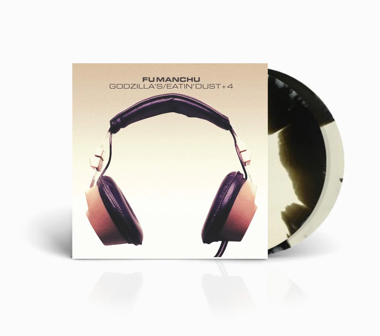 FU MANCHU ‘GODZILLA'S/EATIN' DUST + 4 AT THE DOJO’ 2LP - LTD. 500 - BLACK/WHITE MARBLE - Image 2