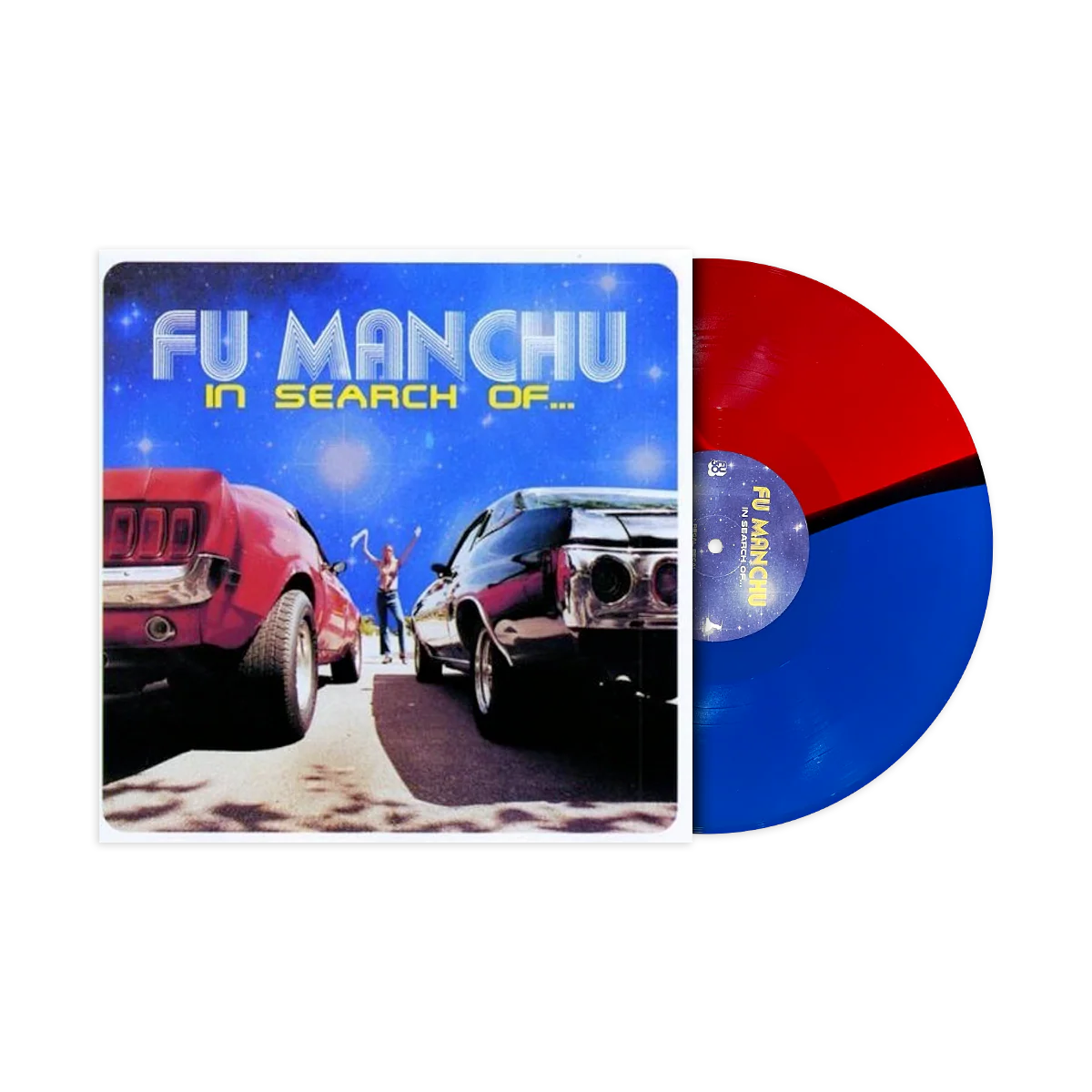 FU MANCHU ‘IN SEARCH OF...’ DELUXE LP W/ 7" SINGLE - LTD. 200 - TRANSPARENT RED/BLUE/CLEAR/BLACK SPLATTER - Image 3