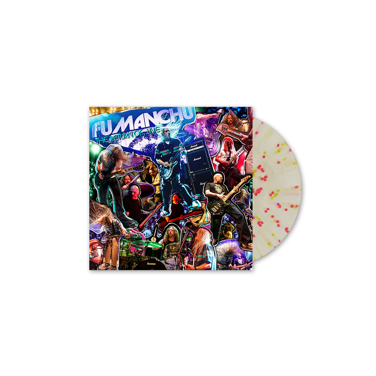 FU MANCHU ‘THE RETURN OF...LIVE’ LP LTD. 250 - INSOMNIA SPLATTER