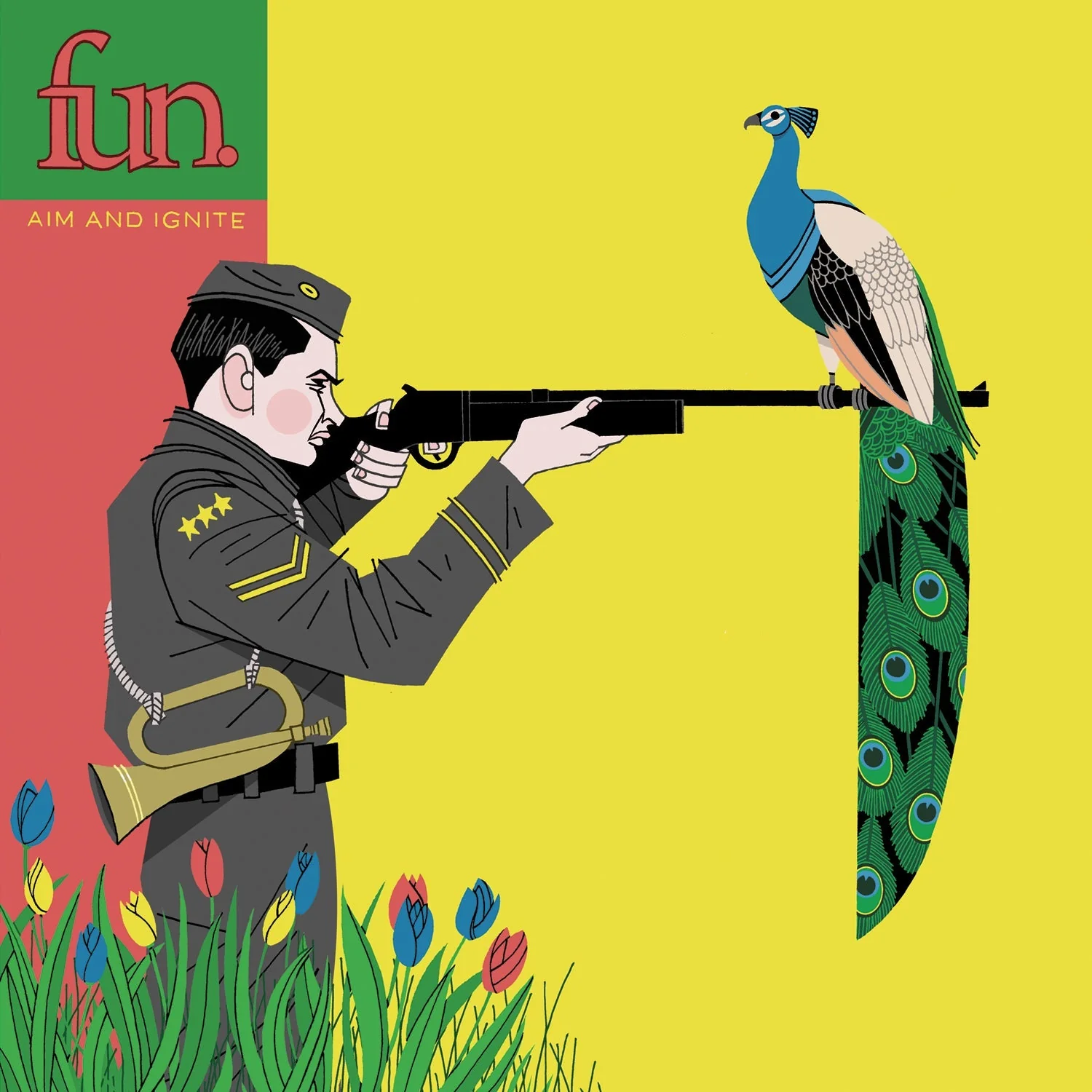 FUN. 'AIM AND IGNITE' 2LP - BLUE JAY - Image 2