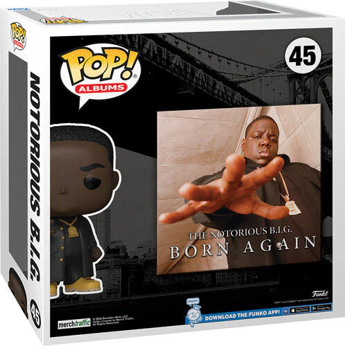NOTORIOUS B.I.G. BIGGIE SMALLS BORN AGAIN FUNKO POP! ALBUMS - Image 3