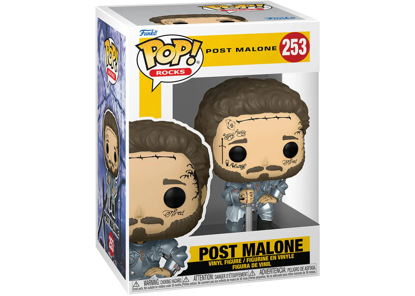 POST MALONE KNIGHT FUNKO POP! ROCKS FIGURE - Image 2