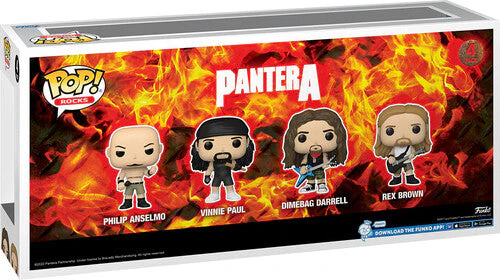 PANTERA 4 PACK SET FUNKO POP! ROCKS FIGURE - Image 3