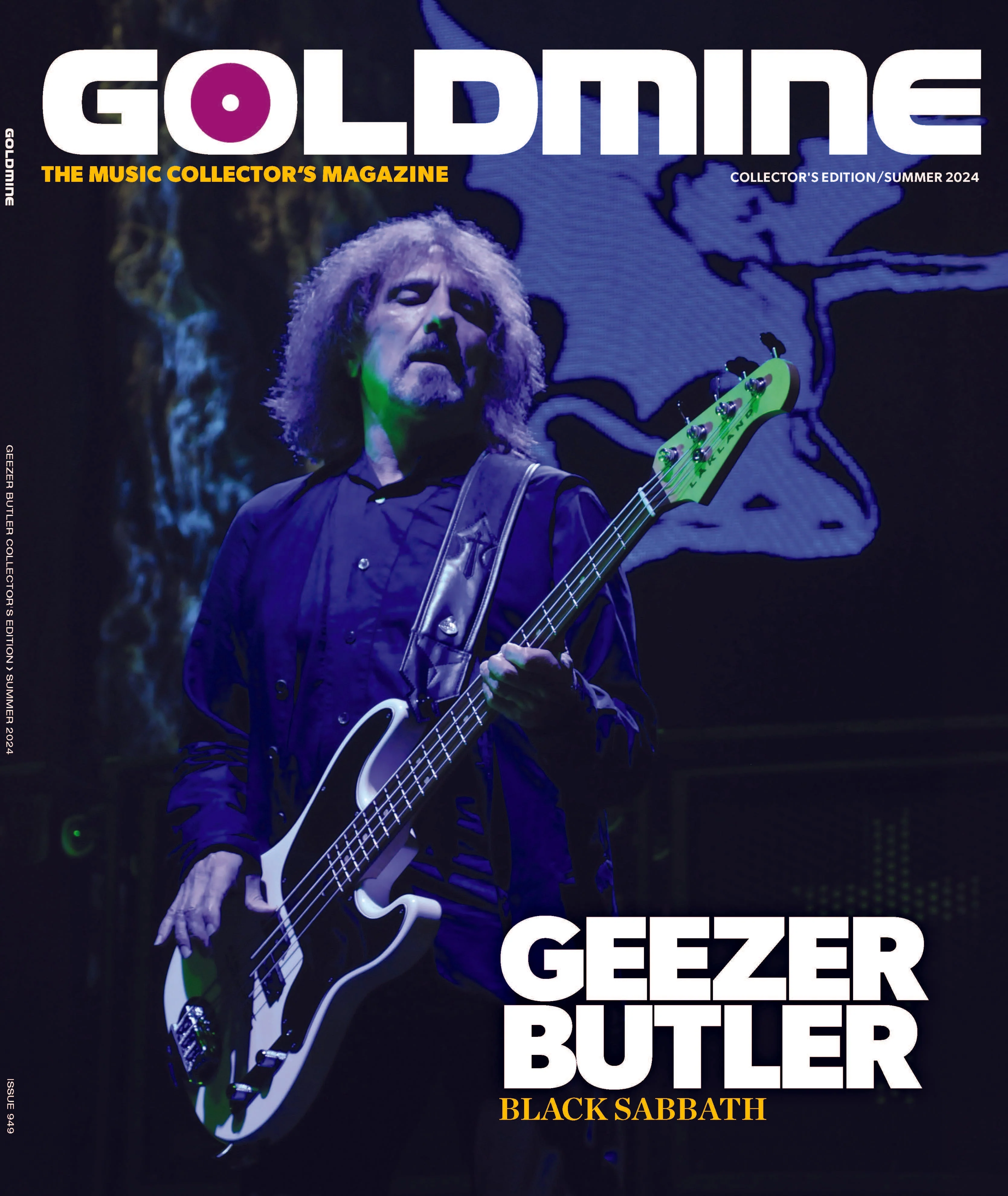 GEEZER BUTLER (BLACK SABBATH) X GOLDMINE BUNDLE - GOLDMINE SUMMER 2024 ISSUE W/ HAND-SIGNED AND NUMBERED 8"X10" IN NUMBERED SLIPCASE - Image 2