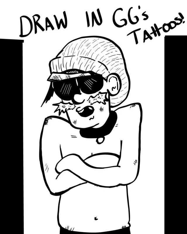 GG ALLIN ROCK AND ROLL TERRORIST ACTIVITY AND COLORING BOOK - Image 2
