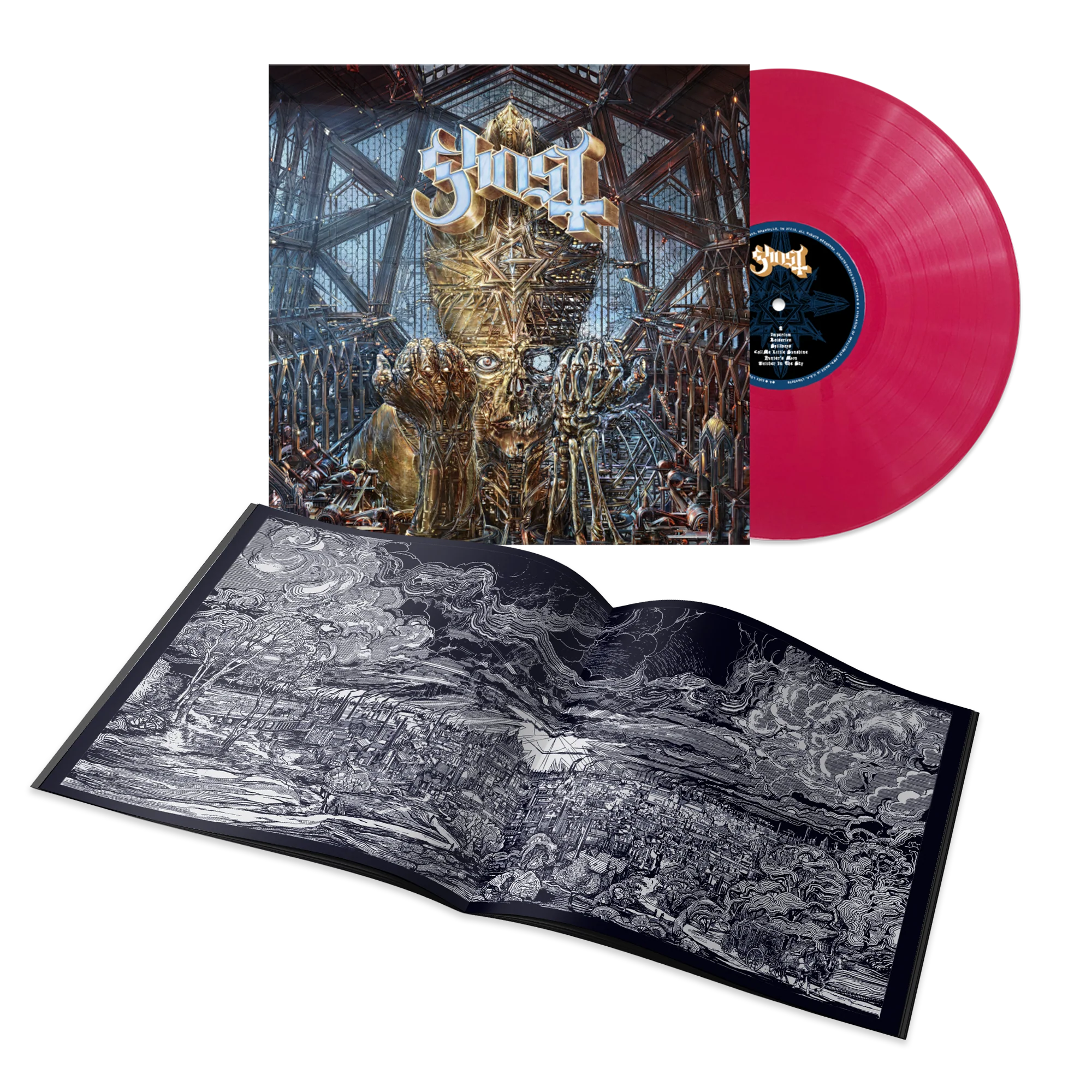 GHOST 'IMPERA' LP - EXCLUSIVE - LTD. 1000 - MAGENTA - Image 2