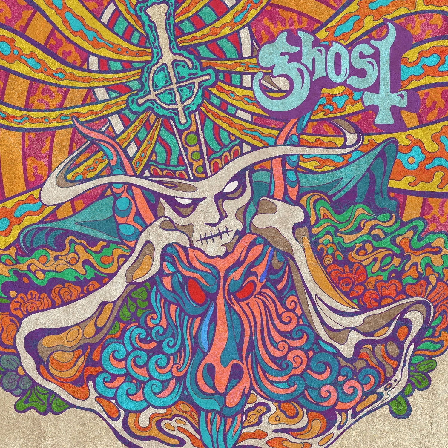 GHOST 'SEVEN INCHES OF SATANIC PANIC' 7" SINGLE - PURPLE - Image 2