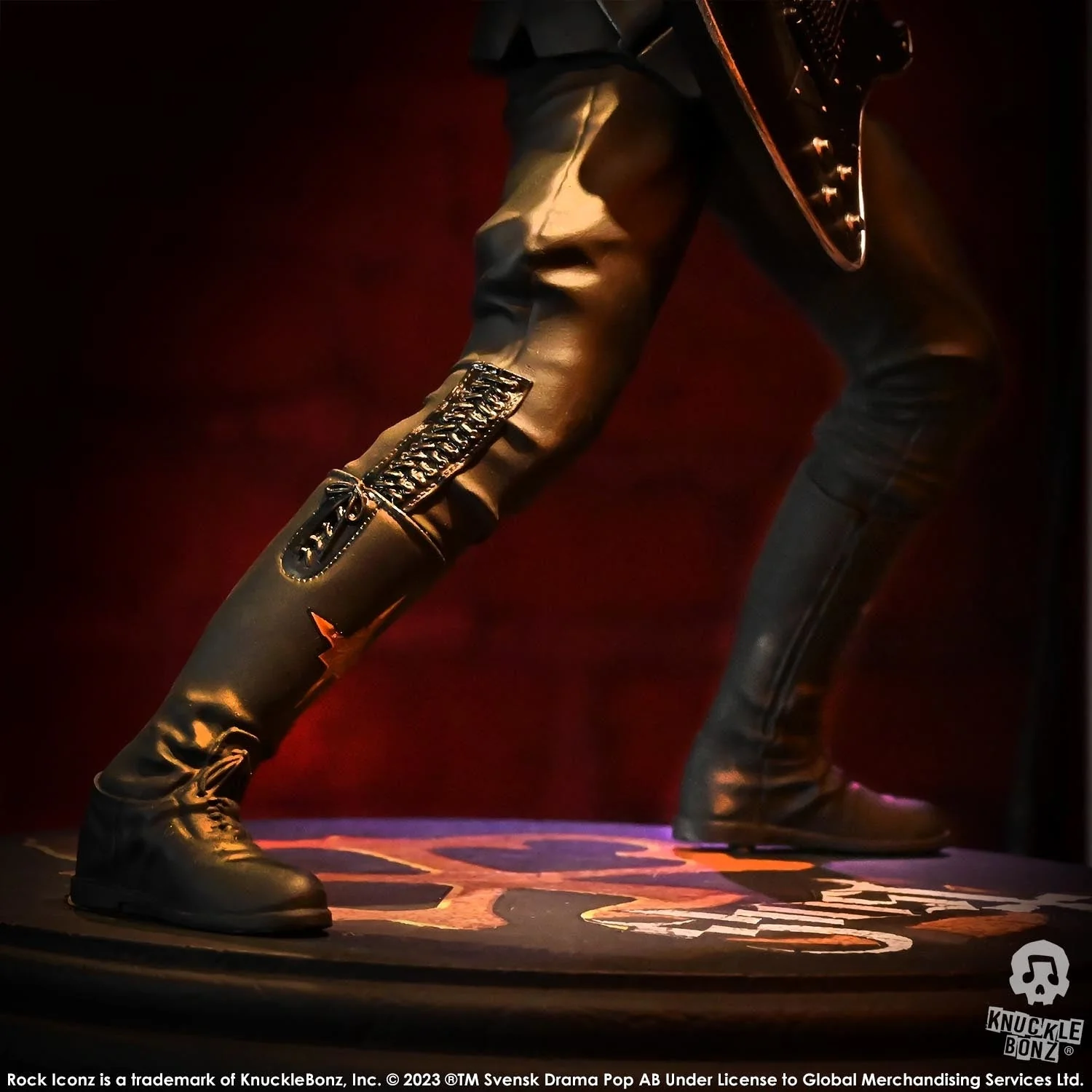 GHOST NAMELESS GHOUL II BLACK ICONZ KNUCKLEBONZ STATUE - Image 12