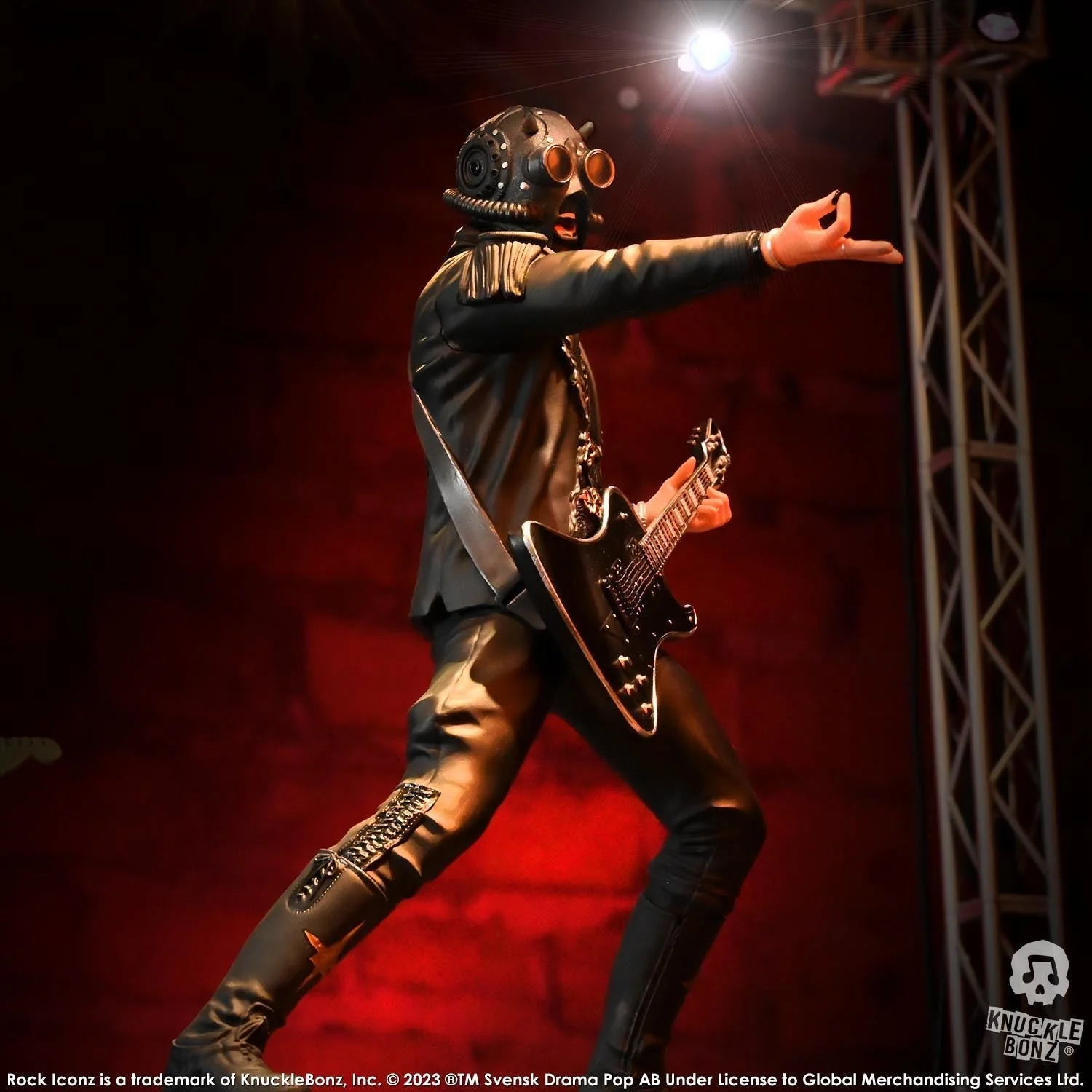 GHOST NAMELESS GHOUL II BLACK ICONZ KNUCKLEBONZ STATUE - Image 3