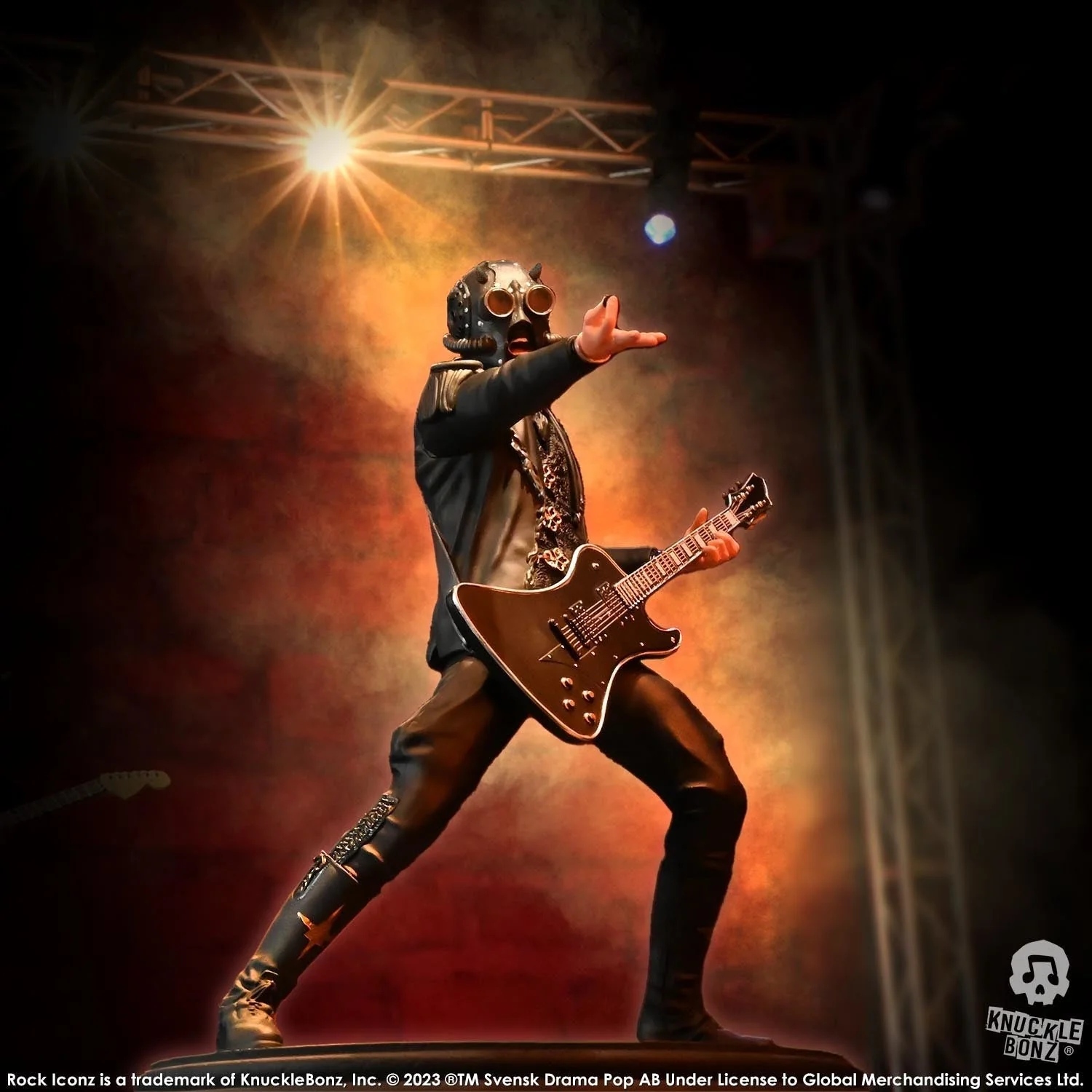 GHOST NAMELESS GHOUL II BLACK ICONZ KNUCKLEBONZ STATUE - Image 4