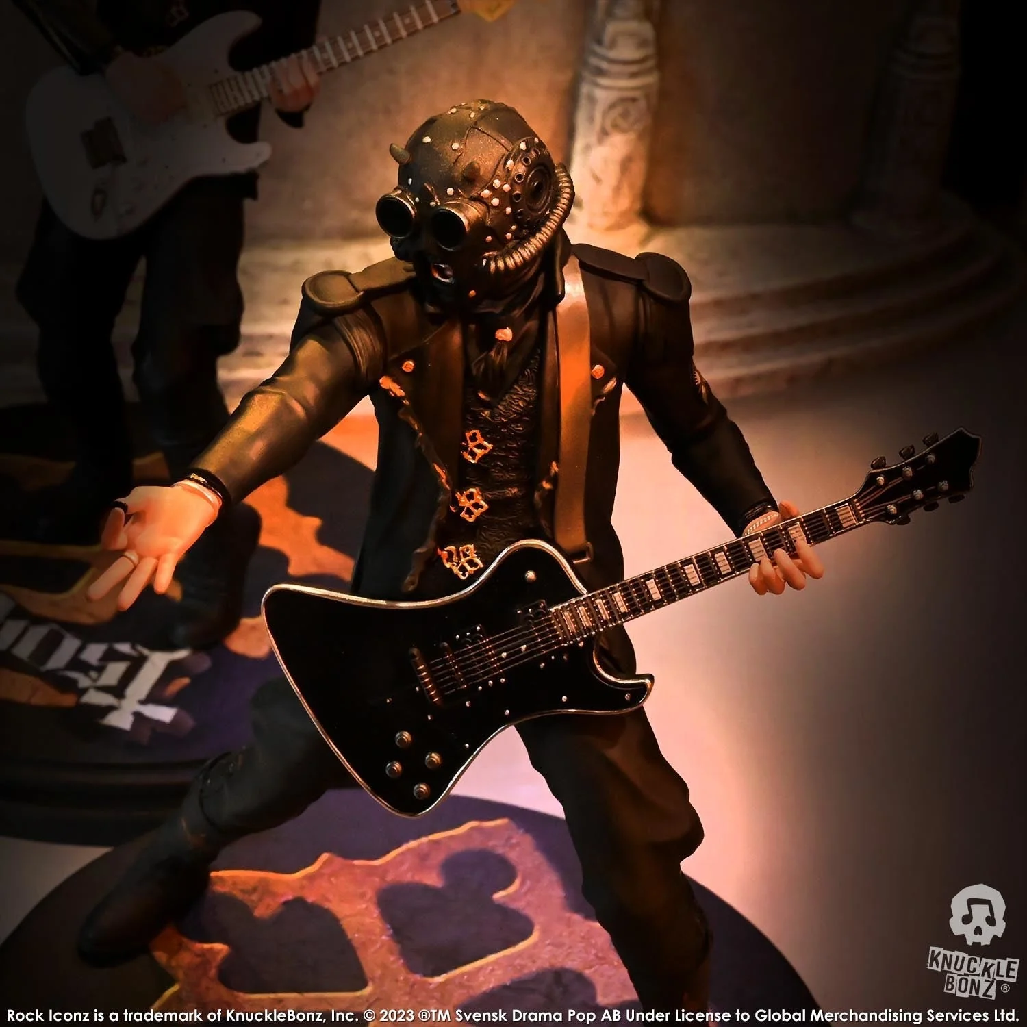 GHOST NAMELESS GHOUL II BLACK ICONZ KNUCKLEBONZ STATUE - Image 5