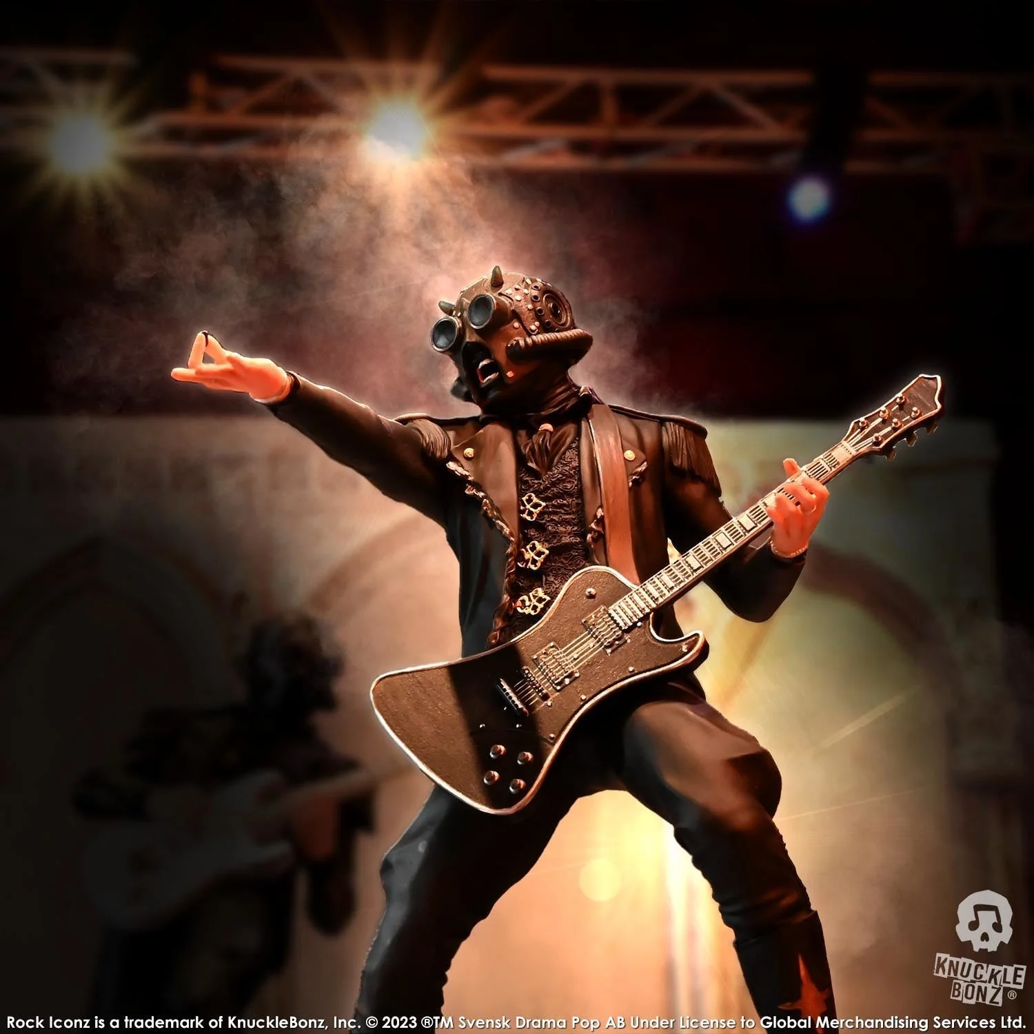 GHOST NAMELESS GHOUL II BLACK ICONZ KNUCKLEBONZ STATUE - Image 6