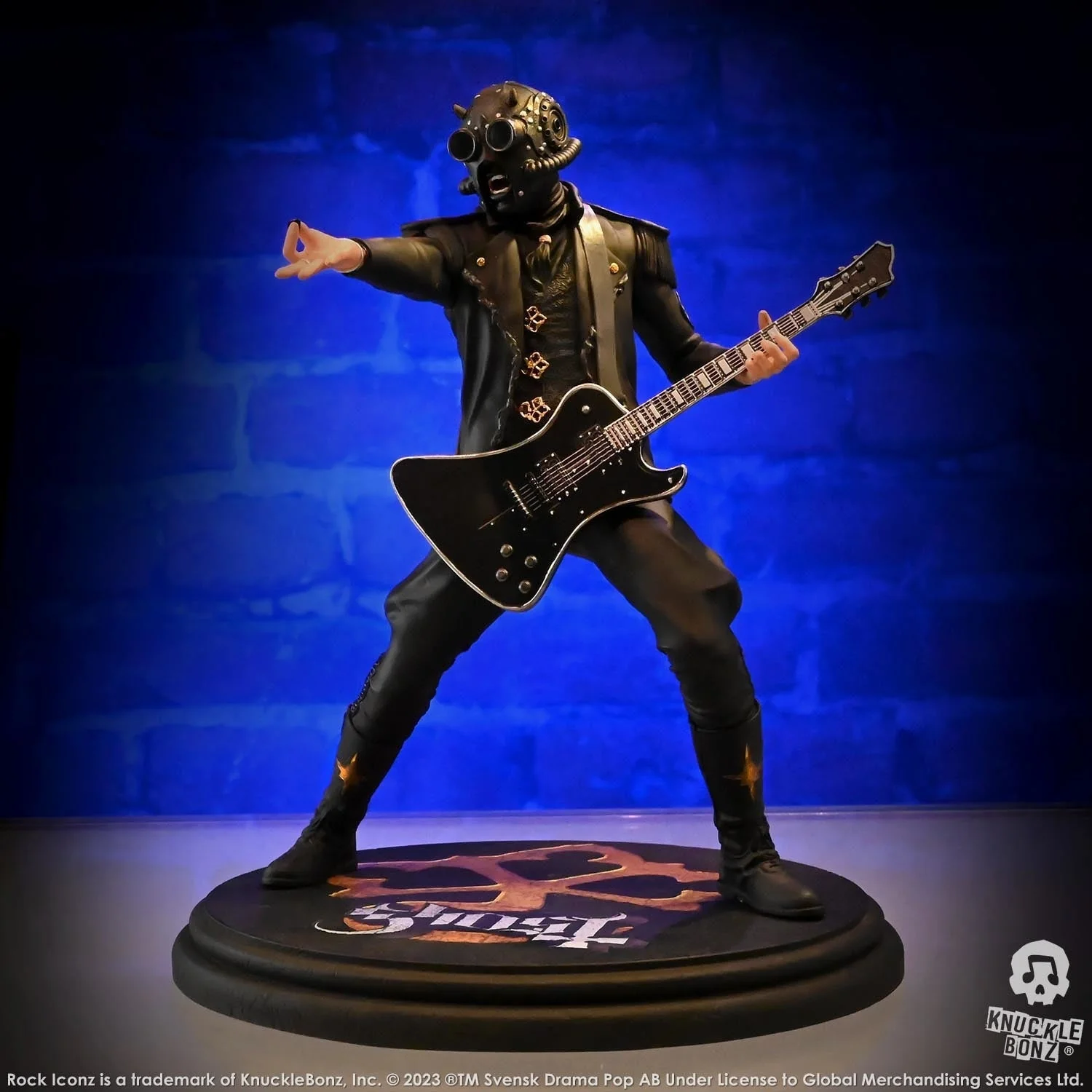 GHOST NAMELESS GHOUL II BLACK ICONZ KNUCKLEBONZ STATUE - Image 9