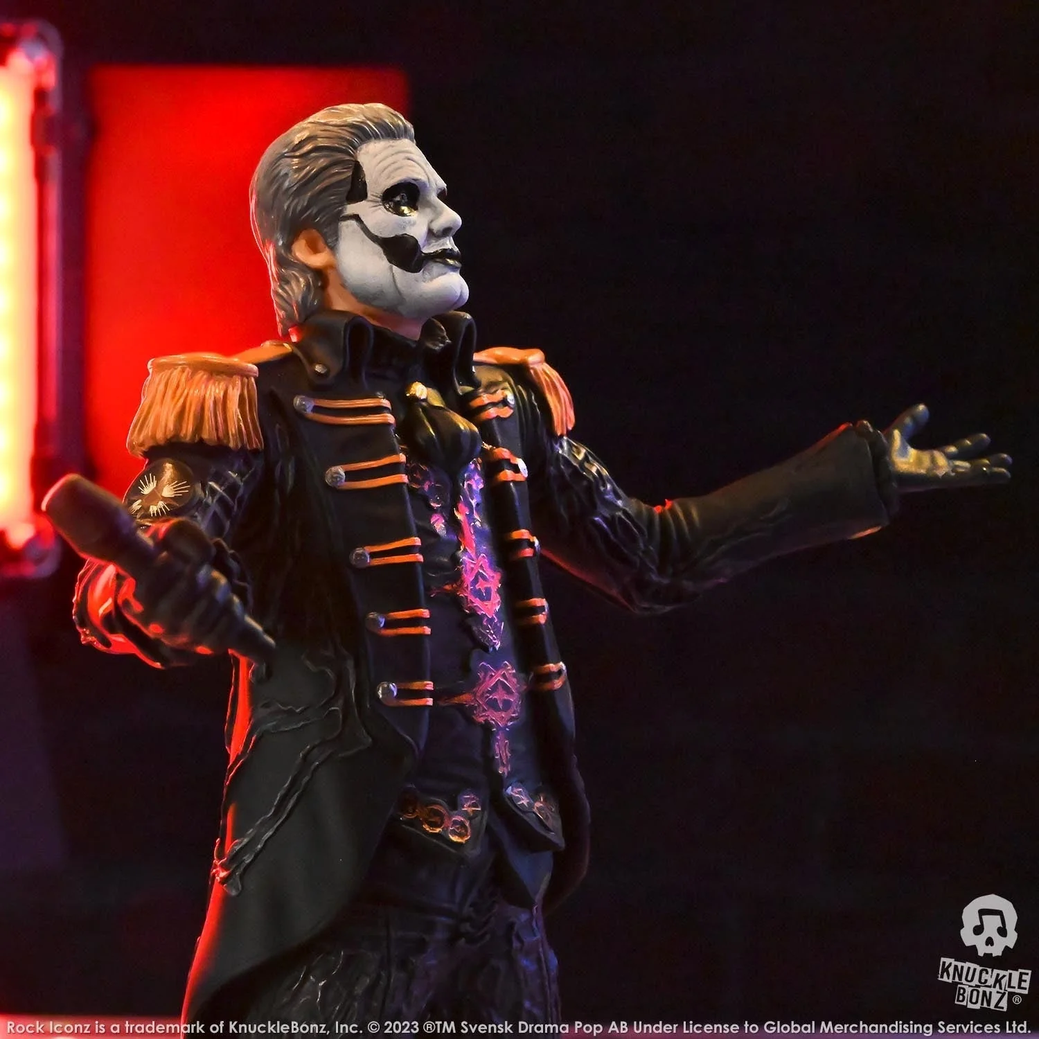GHOST PAPA EMERITUS IV MILITARY ROCK ICONZ KNUCKLEBONZ STATUE - Image 7