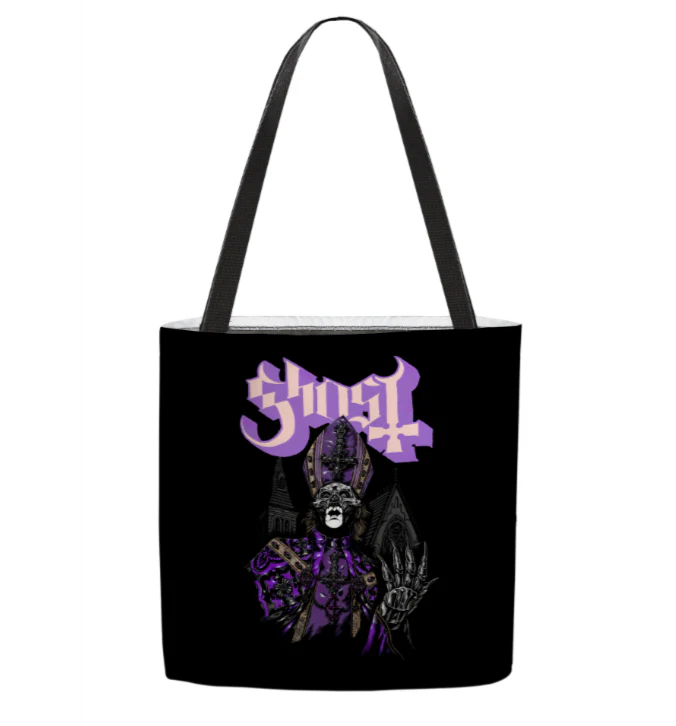GHOST - 'PAPA V PERPETUA PURPLE' - TOTE BAG