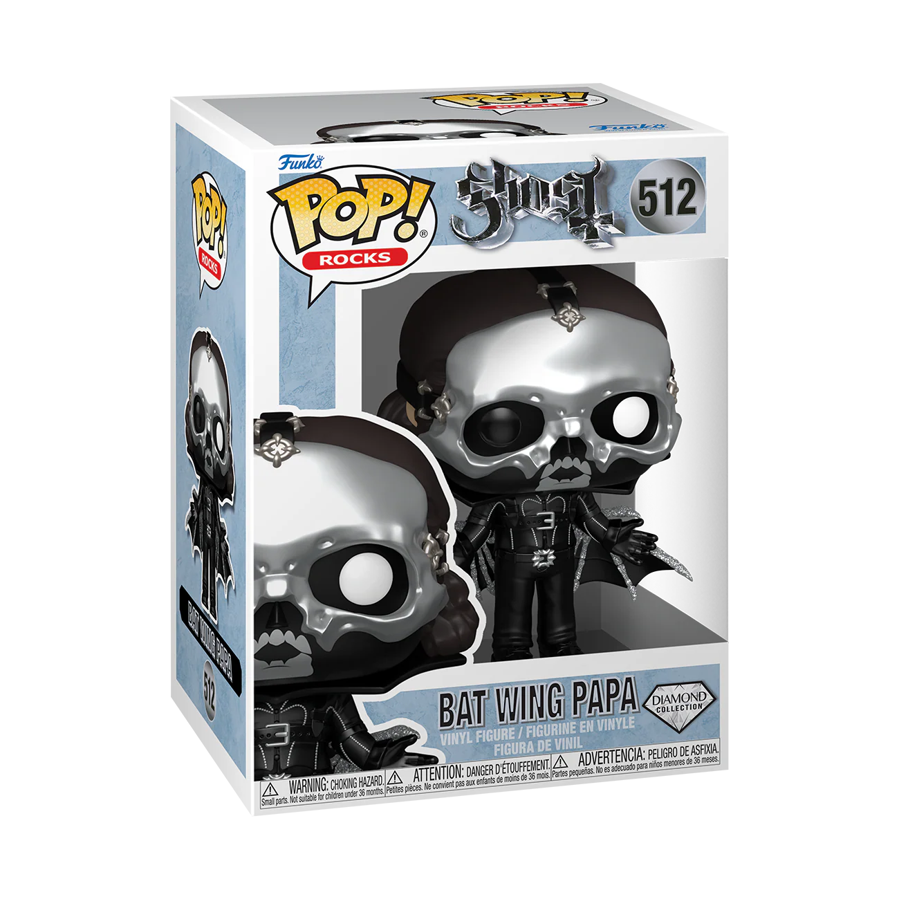 GHOST PAPA V PERPETUA (Bat Wing) FUNKO POP! ROCKS FIGURE - Image 2