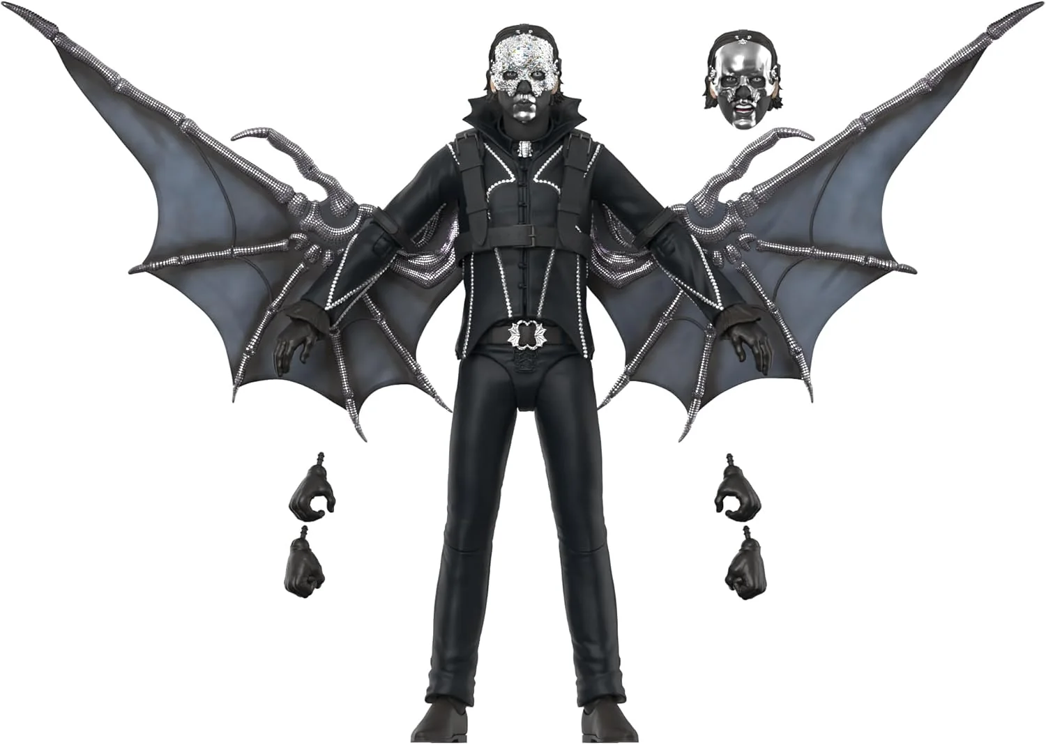 GHOST PAPA V PERPETUA (BAT WINGS) ULTIMATES! FIGURE w/Revolver Alternate Bat Cover Issue - Image 5