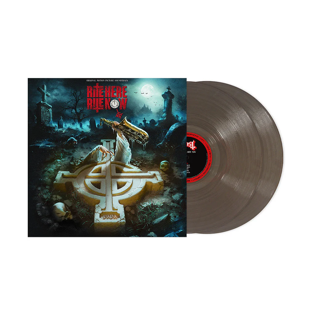 GHOST ‘RITE HERE RITE NOW’ ORIGINAL MOTION PICTURE SOUNDTRACK 2LP - EXCLUSIVE - LTD. 750 - TRANSLUCENT MILKY CLEAR/ TRANSLUCENT BLACK ICE - Image 2