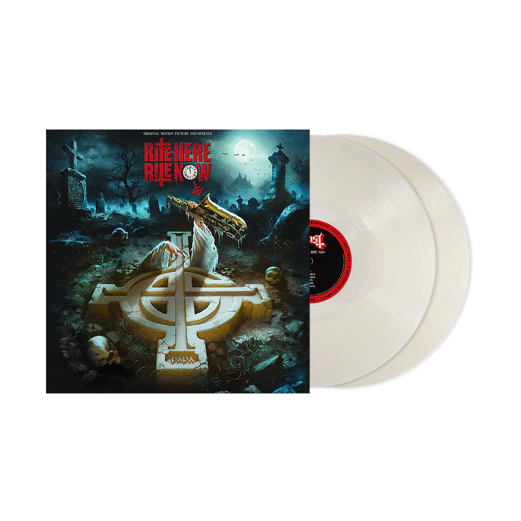 GHOST ‘RITE HERE RITE NOW’ ORIGINAL MOTION PICTURE SOUNDTRACK 2LP - EXCLUSIVE - LTD. 750 - TRANSLUCENT MILKY CLEAR/ TRANSLUCENT BLACK ICE - Image 3