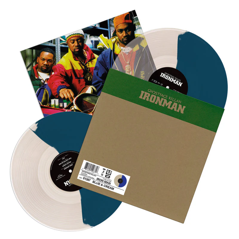 GHOSTFACE KILLAH 'IRONMAN' 2LP - BLUE/CREAM