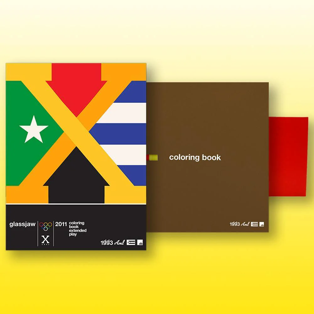 GLASSJAW ‘COLORING BOOK’EP W/SERIGRAPH - RANDOM COLOR