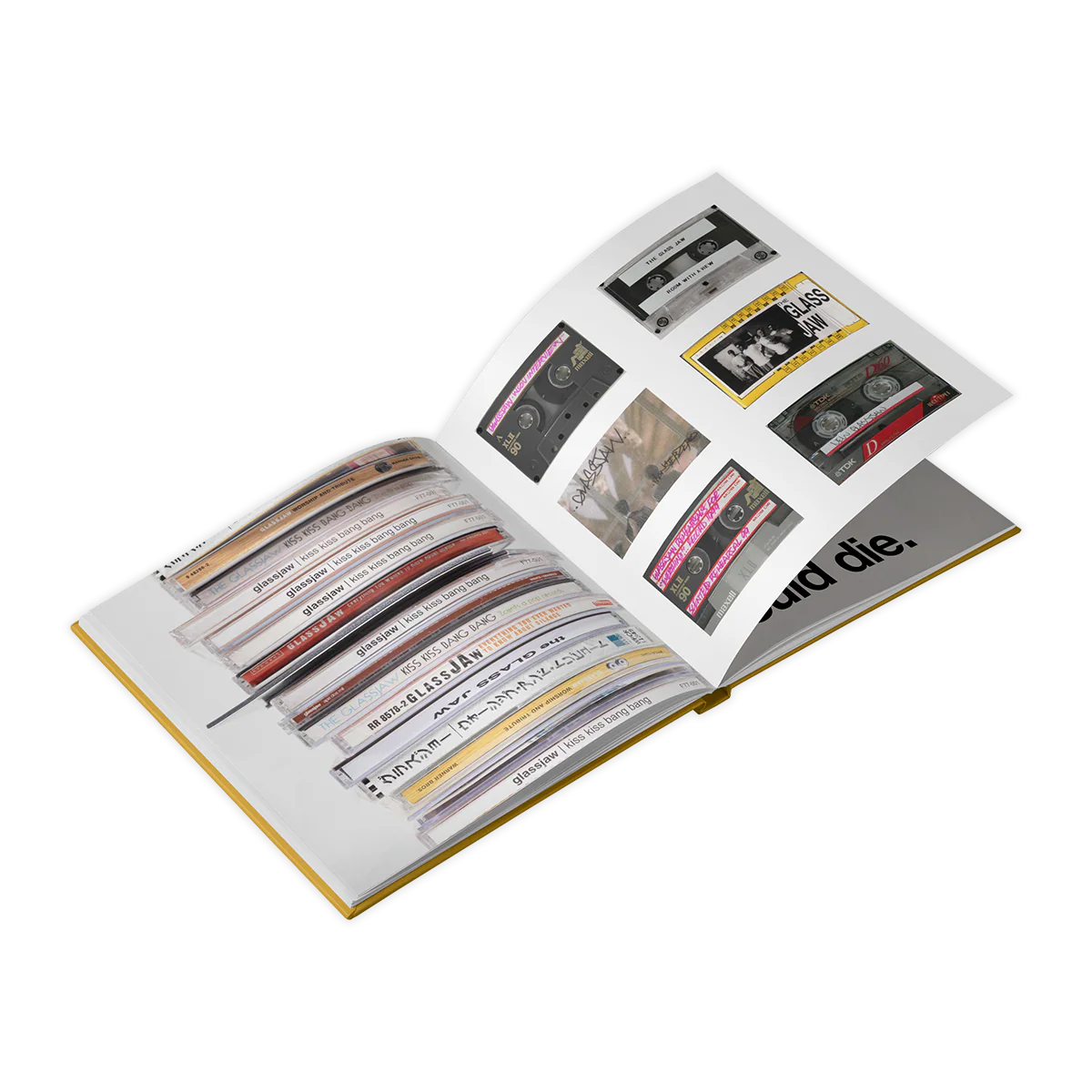 GLASSJAW ‘THE DELUXE PLAYABLE COLLECTION’ (GOLD VINYL + HARDCOVER BOOK) - Image 4