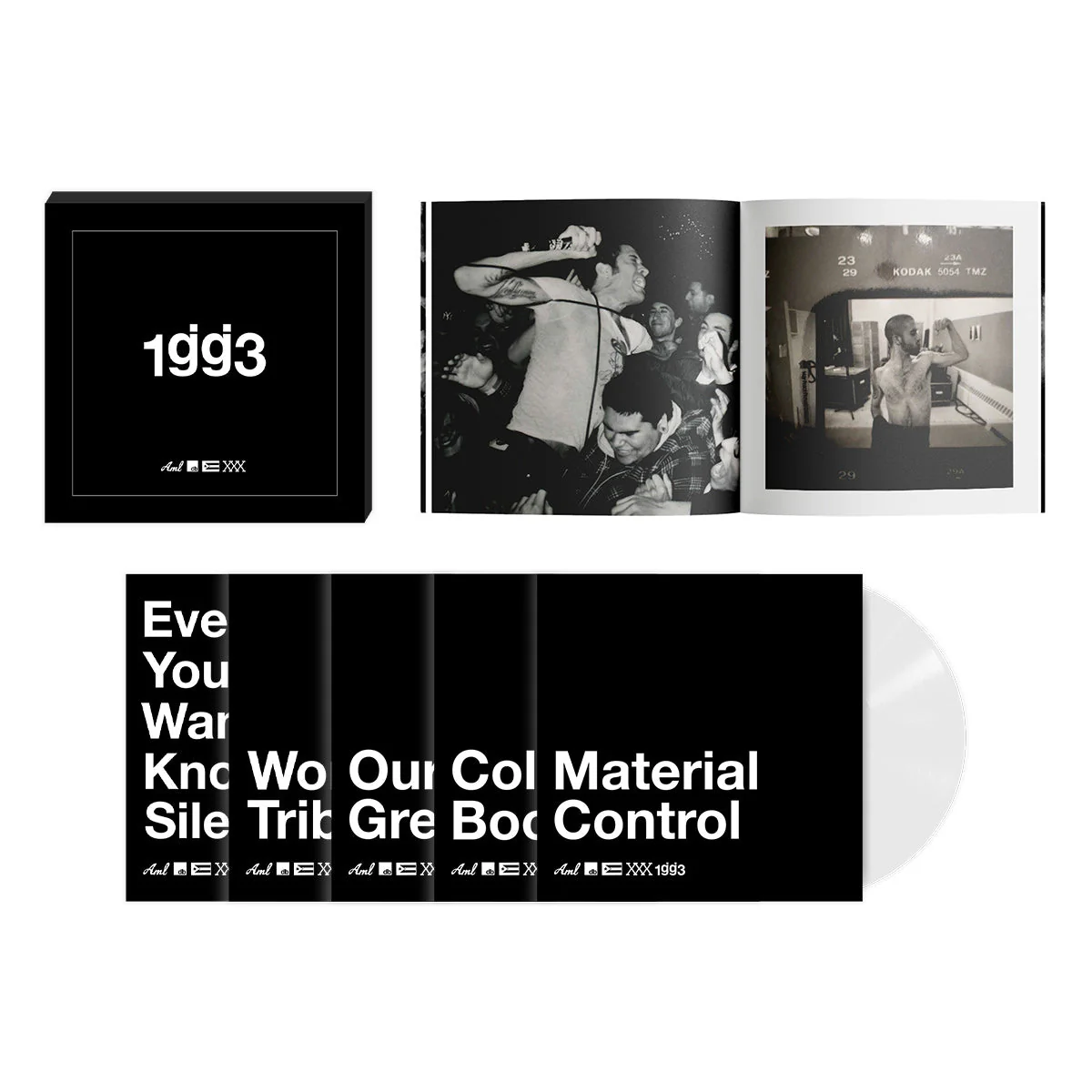 GLASSJAW ‘THE PLAYABLE COLLECTION’ BLACK EDITION BUNDLE 3LP/2LP + SOFTCOVER BOOK