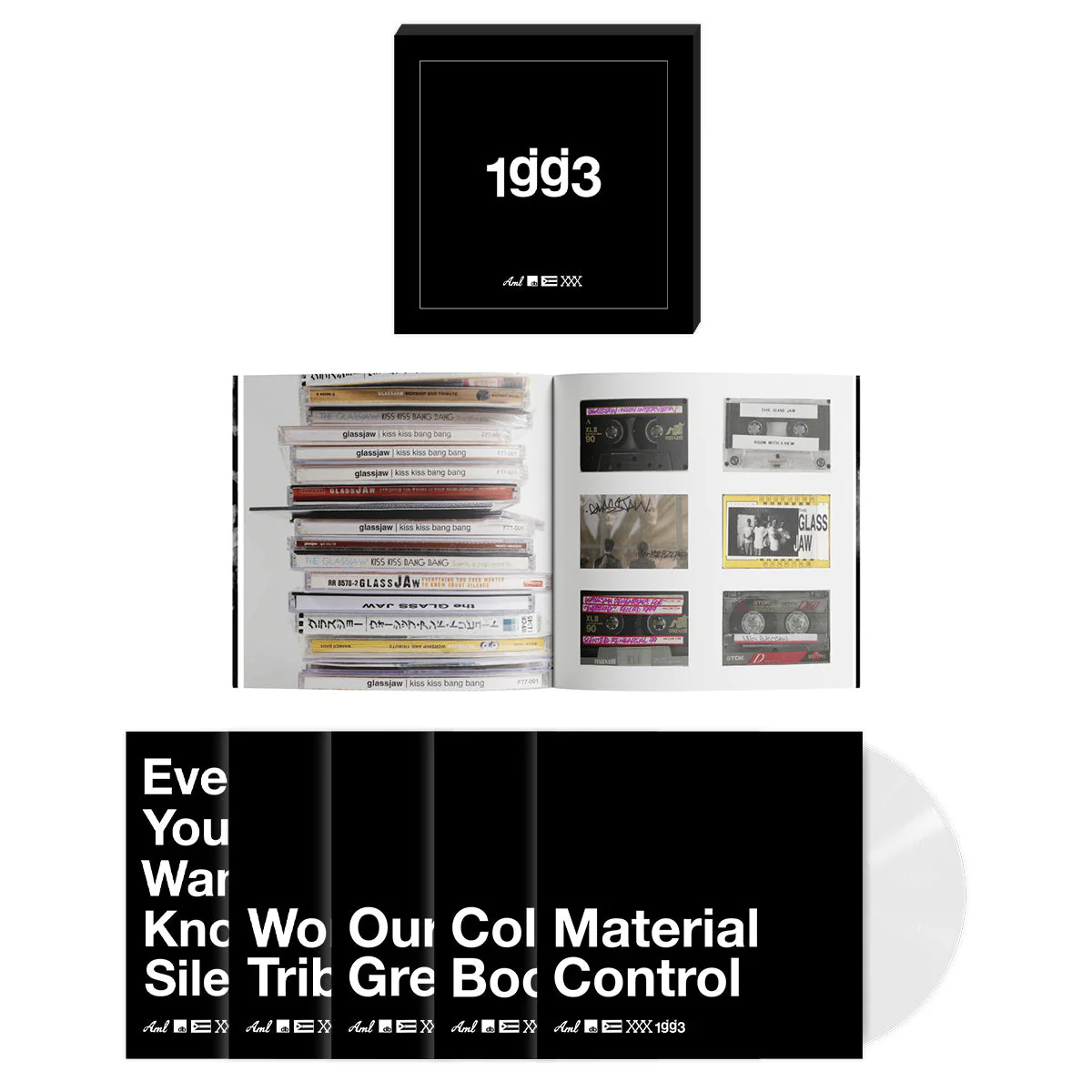 GLASSJAW ‘THE PLAYABLE COLLECTION’ BLACK EDITION BUNDLE 3LP/2LP + SOFTCOVER BOOK - Image 2