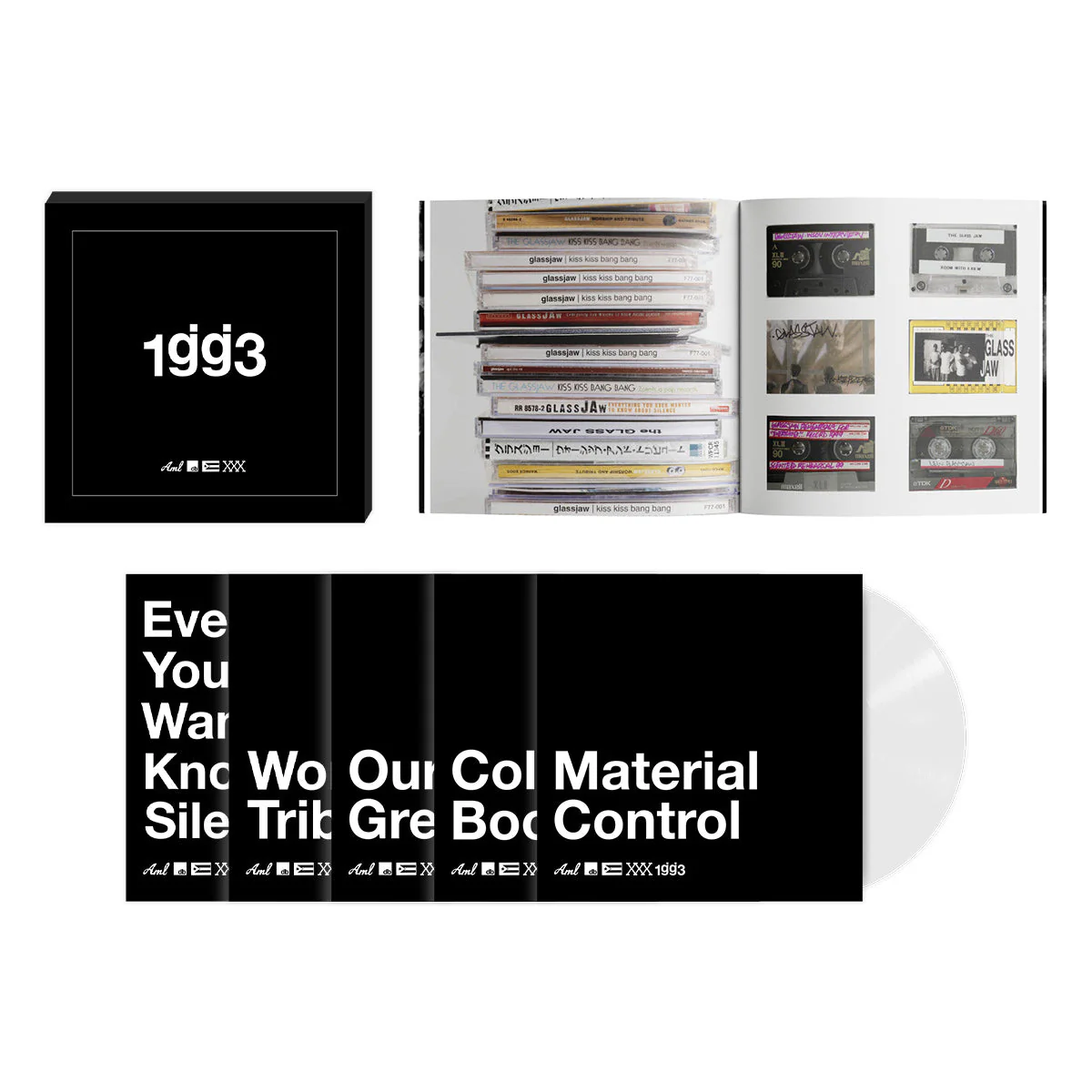 GLASSJAW ‘THE PLAYABLE COLLECTION’ BLACK EDITION BUNDLE 3LP/2LP + SOFTCOVER BOOK - Image 6