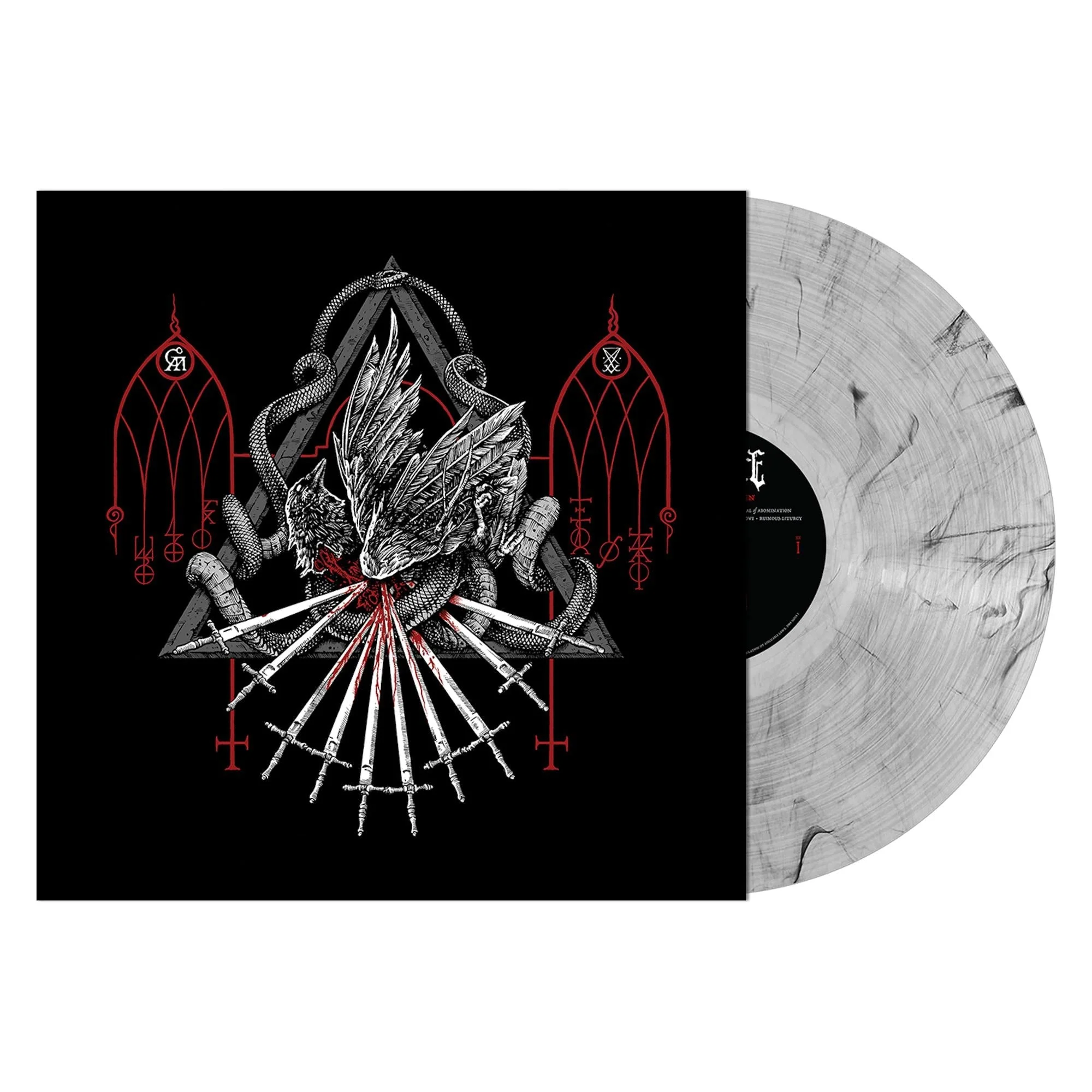 GOATWHORE 'ANGELS HUNG FROM THE ARCHES OF HEAVEN' LP - CLEAR/BLACK SMOKE