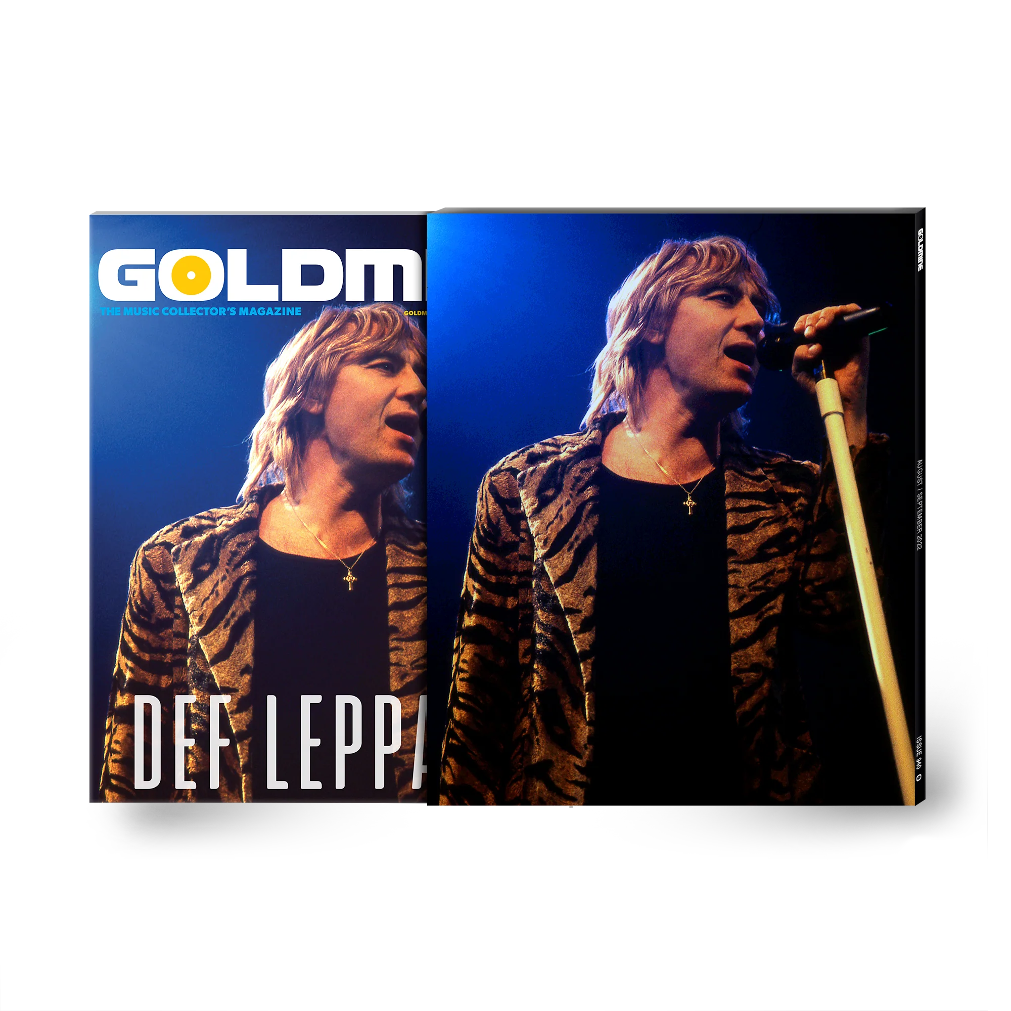 GOLDMINE MAGAZINE: AUG/SEPT 2022 ISSUE FEATURING DEF LEPPARD - ALT COVER HAND-NUMBERED SLIPCASE & PHOTO PRINT - Image 2