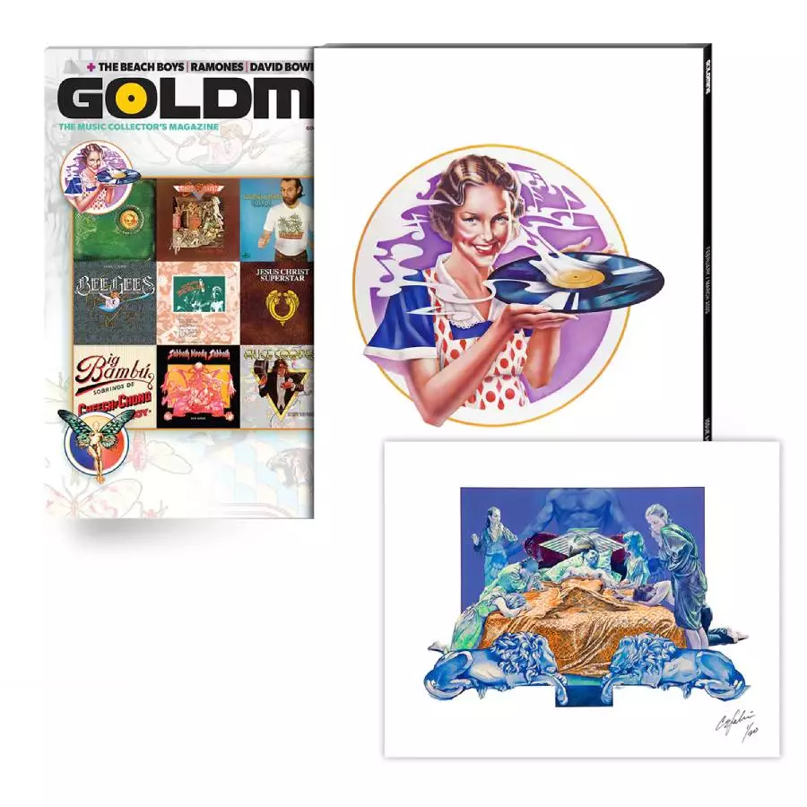 GOLDMINE MAGAZINE: ERNIE CEFALU – FEB/MAR 2023 ALT COVER w/ HAND-NUMBERED SLIPCASE & HAND-SIGNED/NUMBERED ERNIE CEFALU ART PRINT - Image 20