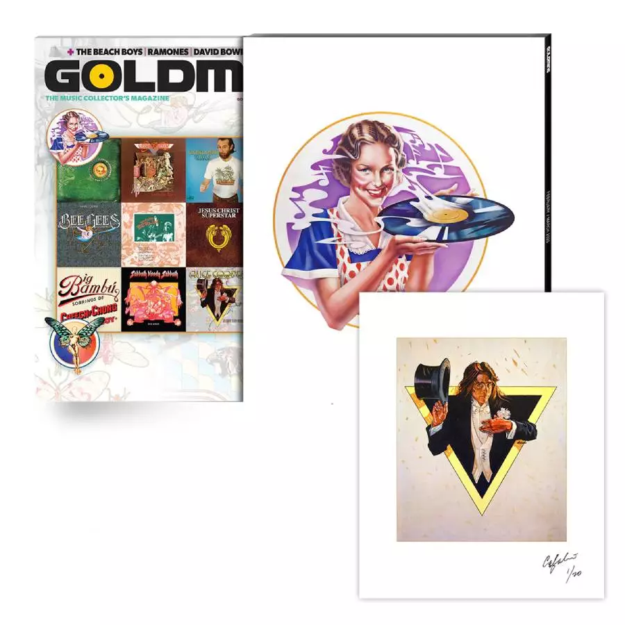 GOLDMINE MAGAZINE: ERNIE CEFALU – FEB/MAR 2023 ALT COVER w/ HAND-NUMBERED SLIPCASE & HAND-SIGNED/NUMBERED ERNIE CEFALU ART PRINT - Image 21