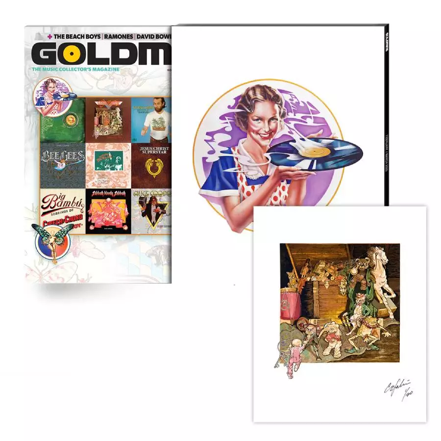 GOLDMINE MAGAZINE: ERNIE CEFALU – FEB/MAR 2023 ALT COVER w/ HAND-NUMBERED SLIPCASE & HAND-SIGNED/NUMBERED ERNIE CEFALU ART PRINT - Image 23
