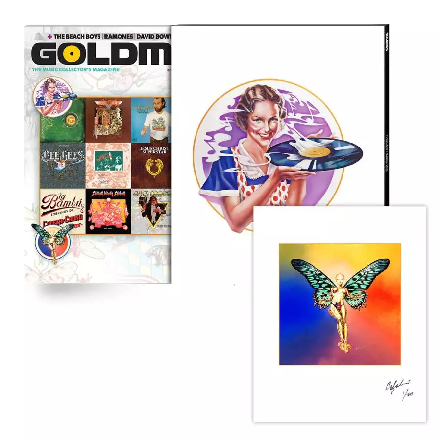 GOLDMINE MAGAZINE: ERNIE CEFALU – FEB/MAR 2023 ALT COVER w/ HAND-NUMBERED SLIPCASE & HAND-SIGNED/NUMBERED ERNIE CEFALU ART PRINT - Image 24